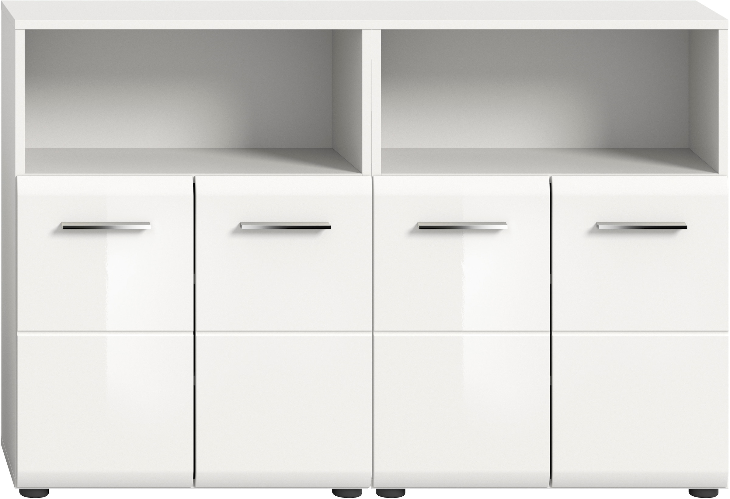INOSIGN Badmöbel-Set »FLORENZ, TOPSELLER!, 2-teilige Badkombination, hochwertige MDF-Front«, (2-teiliges Set bestehend aus: 2 Midischrank breit), Bad-Kombination, Bad-Möbel, Badezimmer, Kombination, Kombi