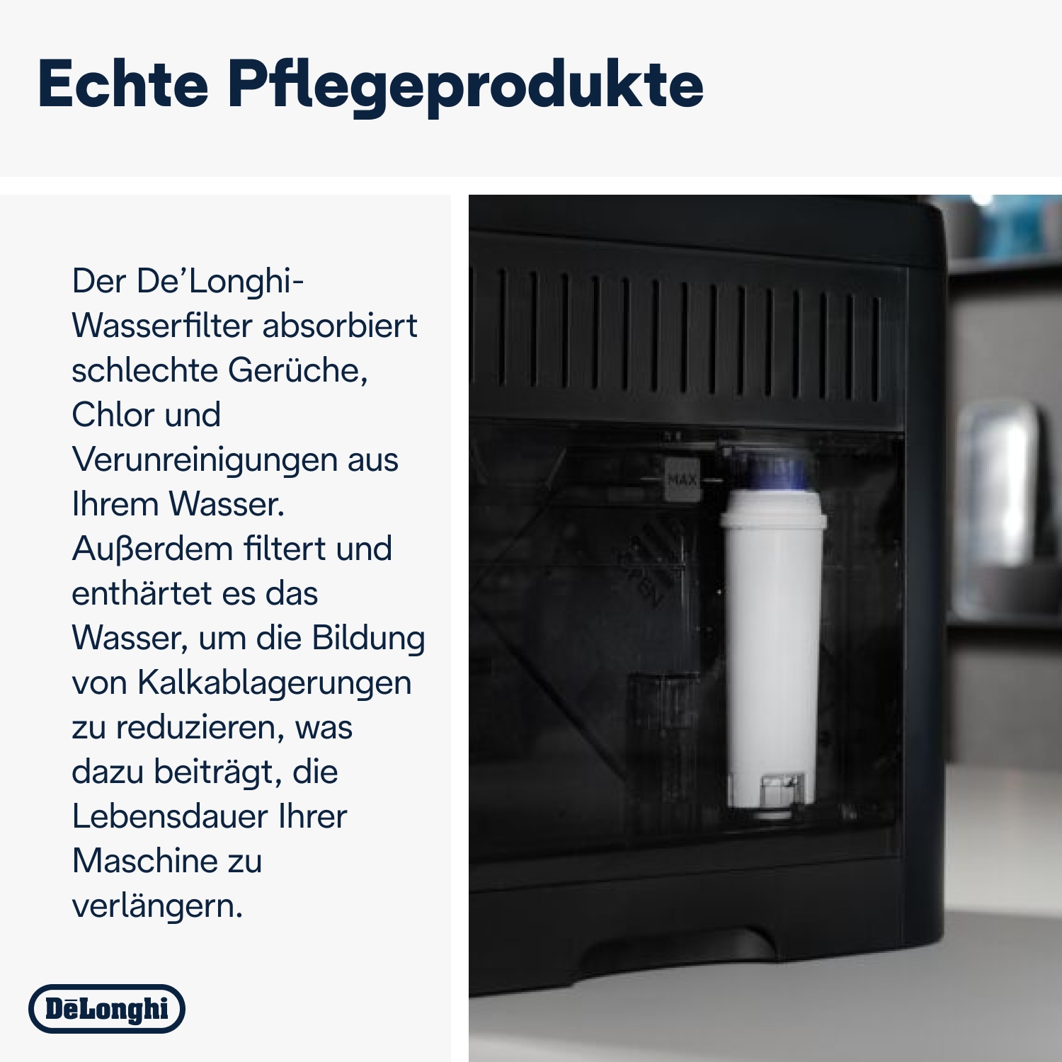 De'Longhi Wasserfilter »DLSC002«, für alle Kaffeevollautomaten mit Wasserfilter von De'Longhi