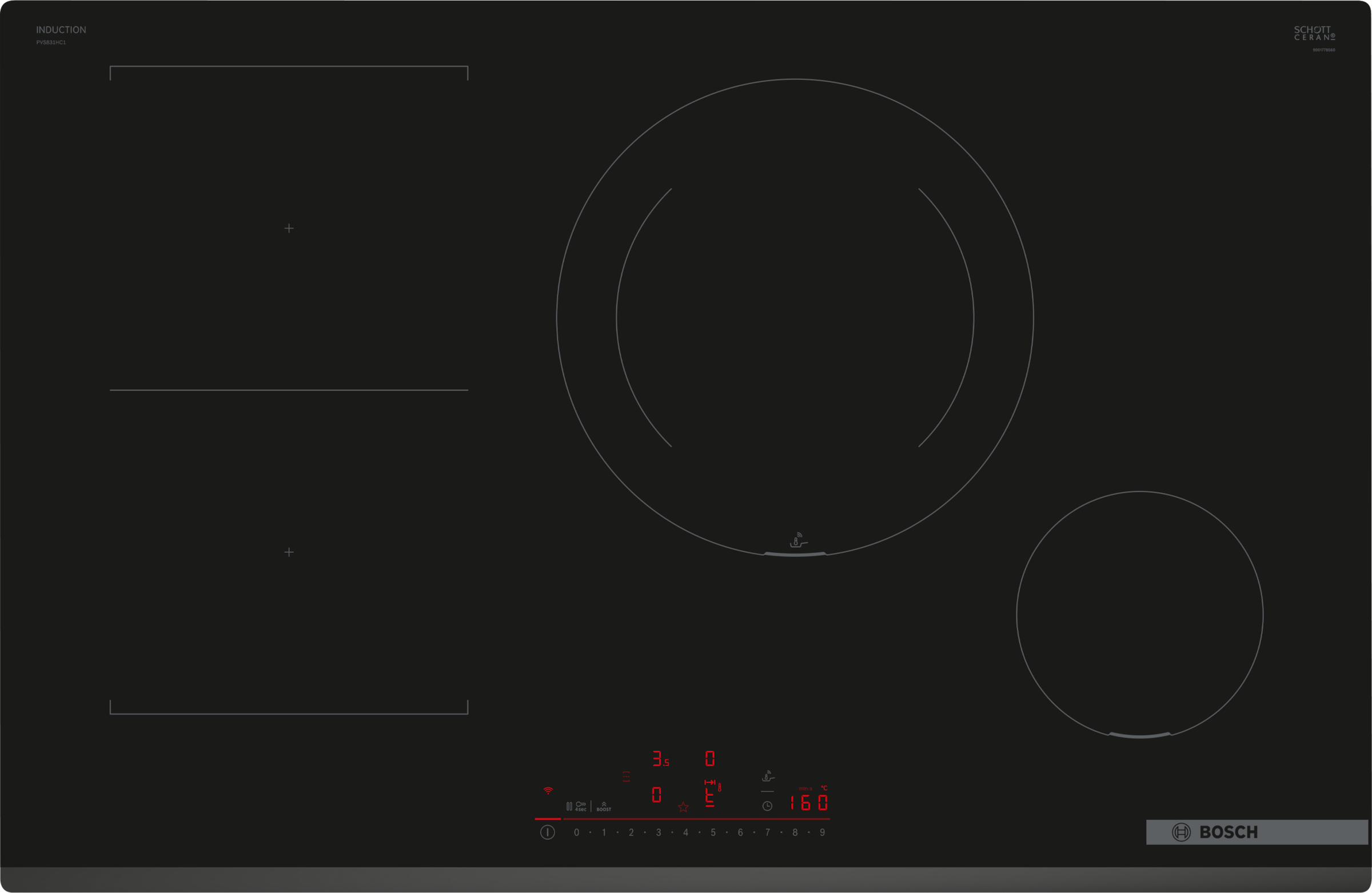 BOSCH Induktions-Kochfeld »PVS831HC1E« günstig online kaufen
