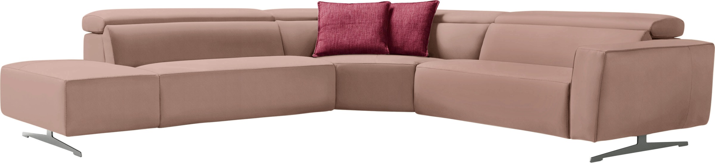Egoitaliano Ecksofa »Stefanie-e, Designsofa der Extraklasse, bequem mit hoh günstig online kaufen