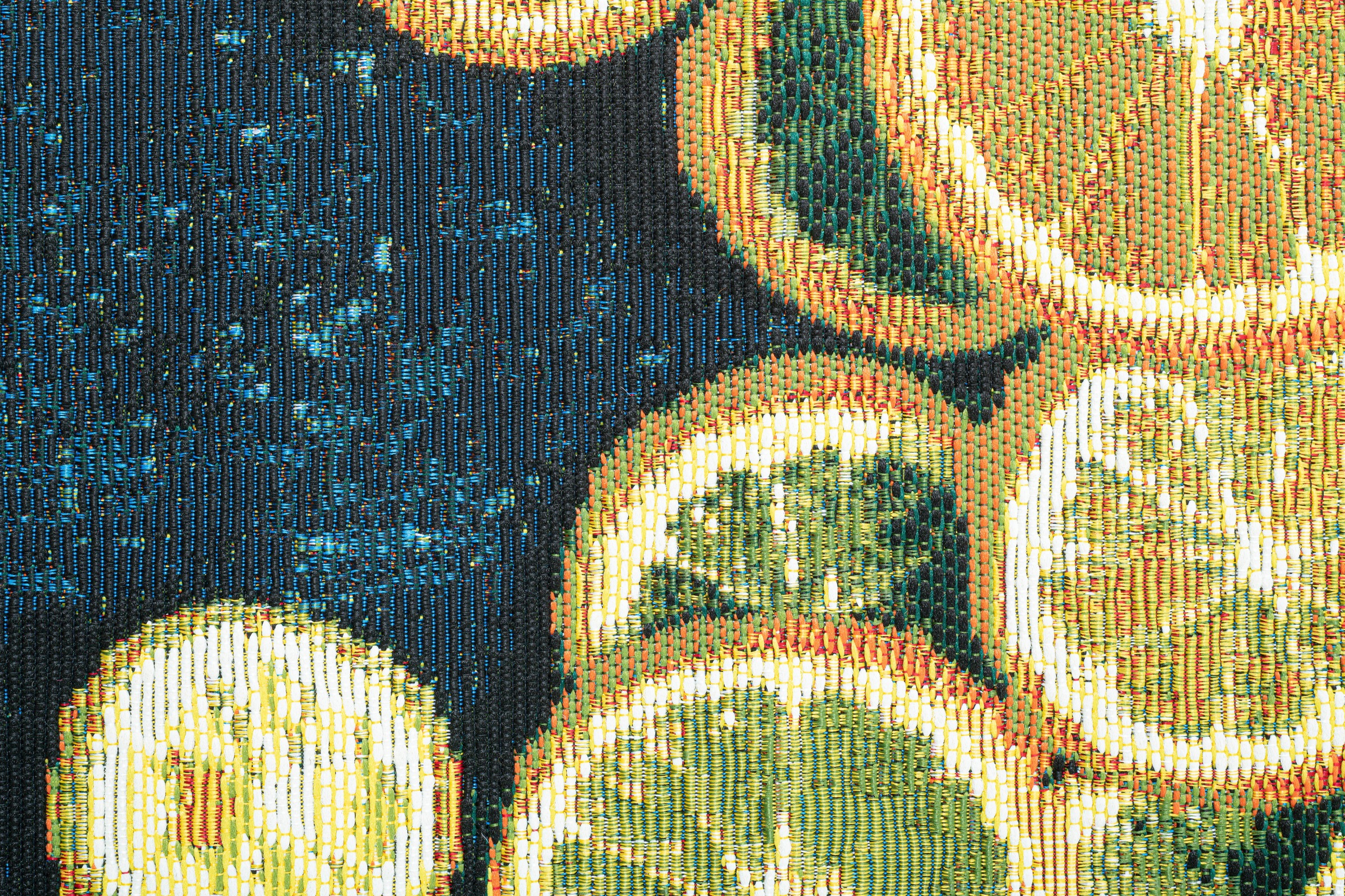 Sansibar Teppich »Rantum Beach 004«, rechteckig, 5 mm Höhe, Flachgewebe, modernes Sommer Design, In- und Outdoor geeignet