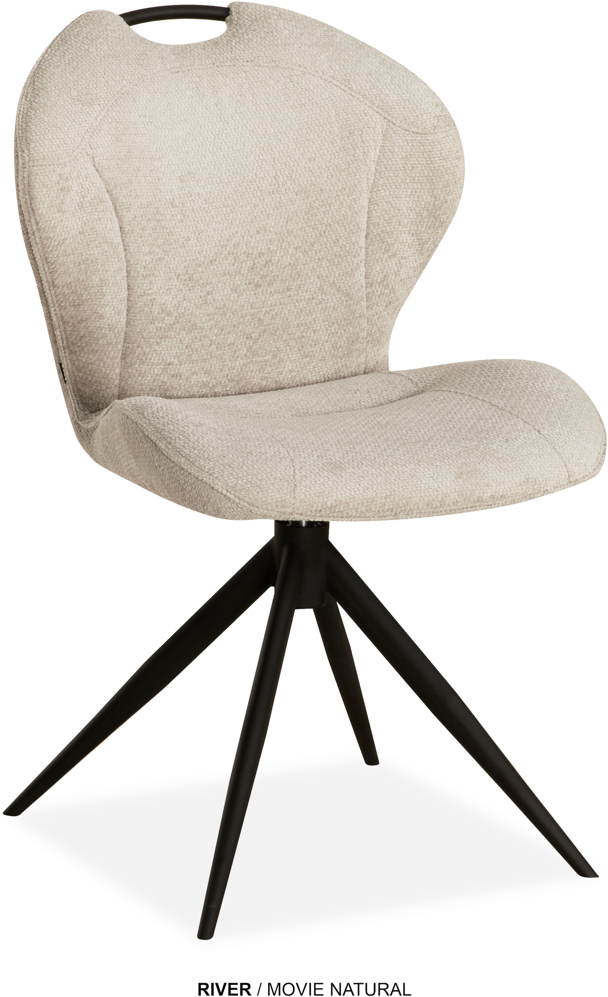 OMG Design Esszimmerstuhl »River« (Set) 2 Stk.Drehstuhl mit auto-return, mi günstig online kaufen