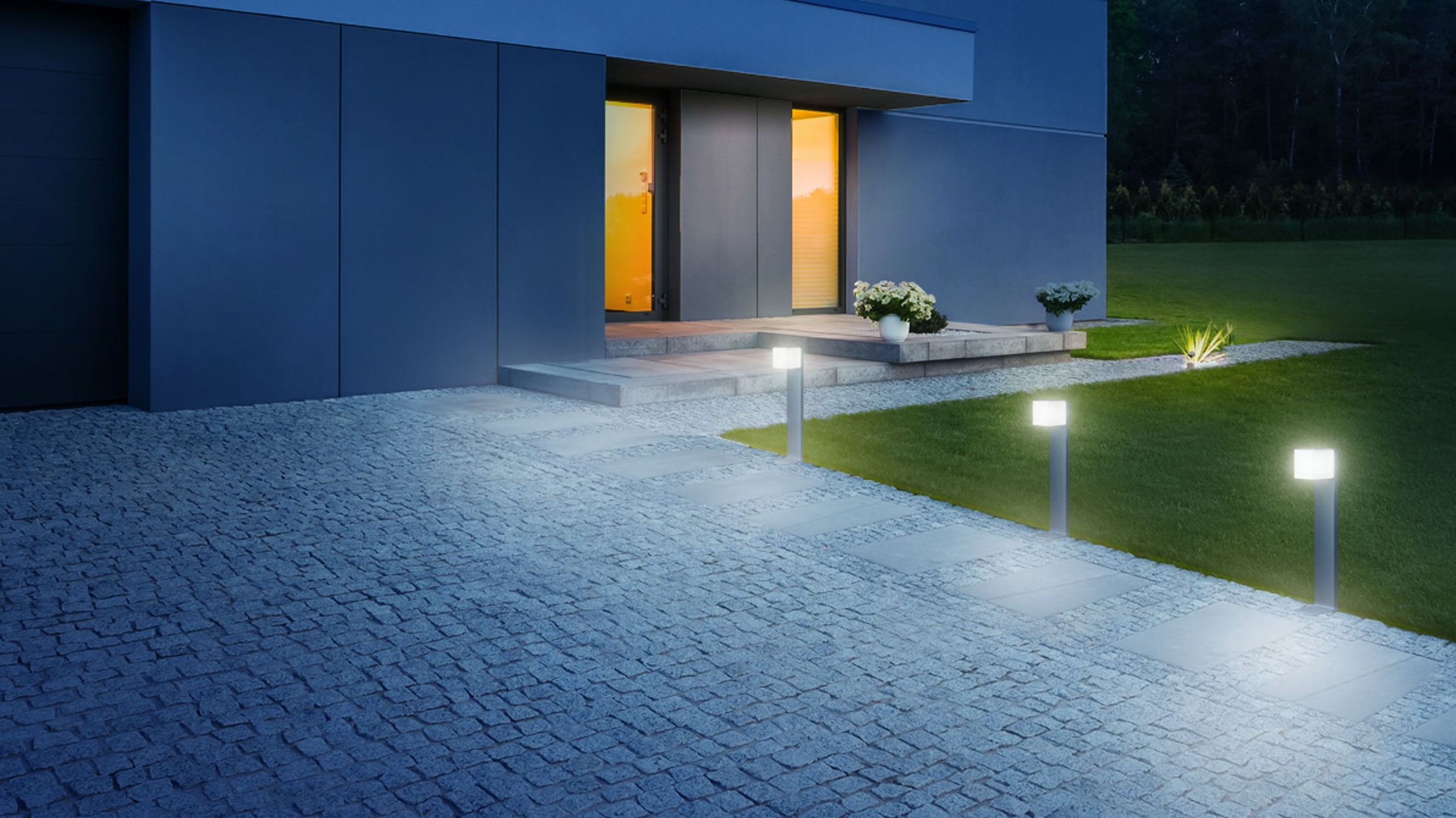 steinel LED Außen-Stehlampe »GL 80 Home,Bluetooth,Weg-Pollerleuchte Bewegungsmelder, Smart bestellen Raten SI«, SC auf 160°