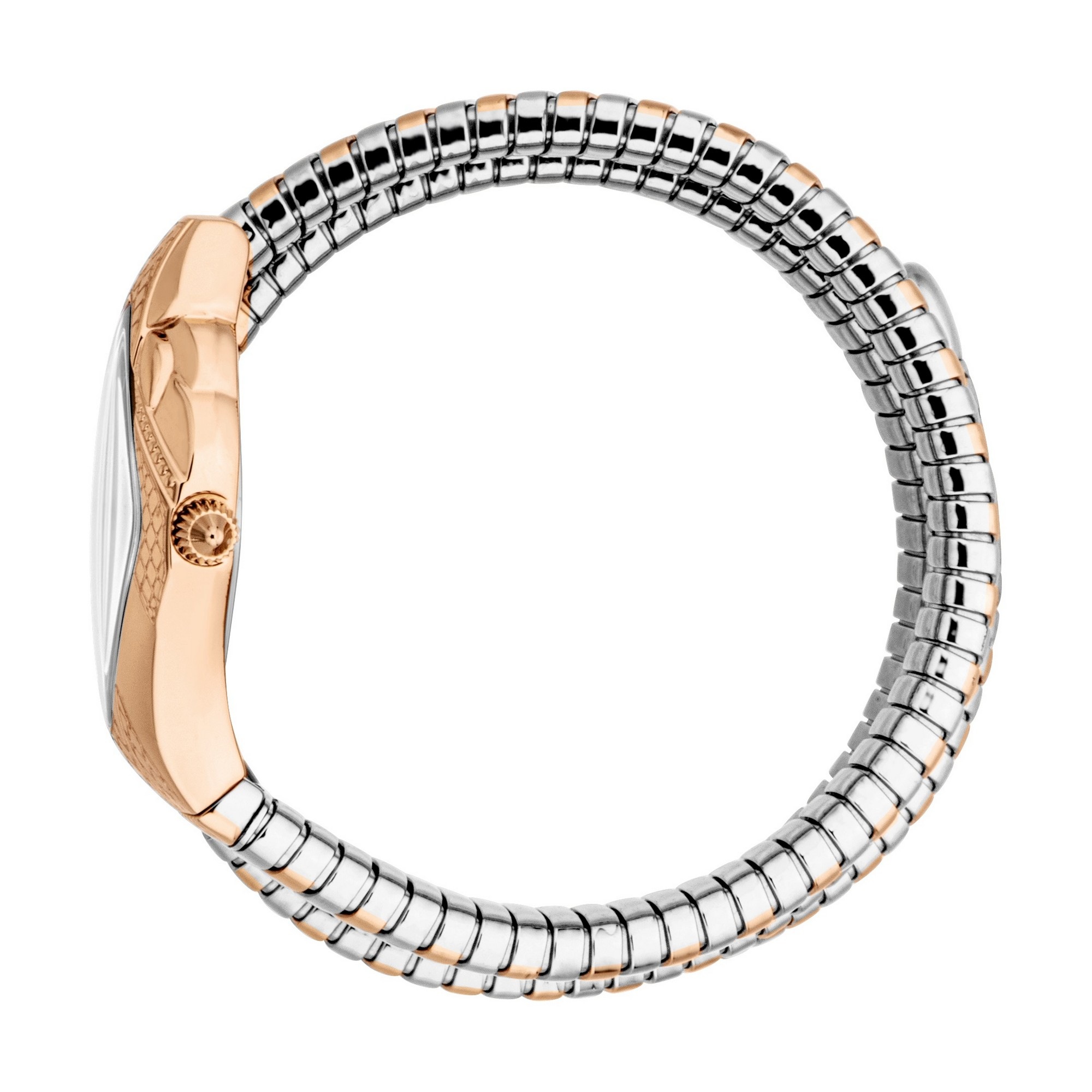 Just Cavalli Time Quarzuhr »Cristallo«, Armbanduhr, Damenuhr, Edelstahlarmband, analog
