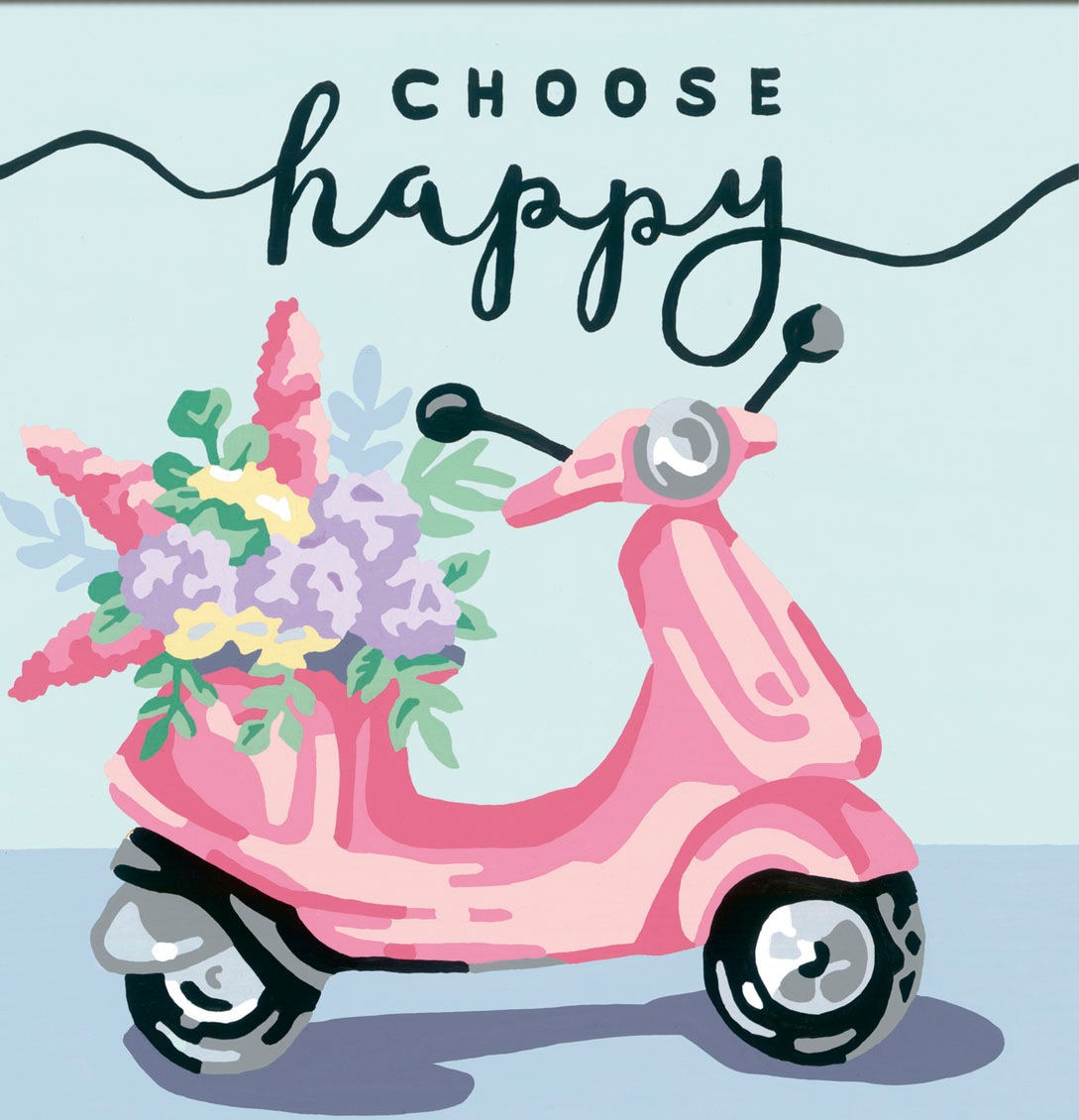 Ravensburger Malen nach Zahlen »CreArt, Choose happy«, Made in Europe