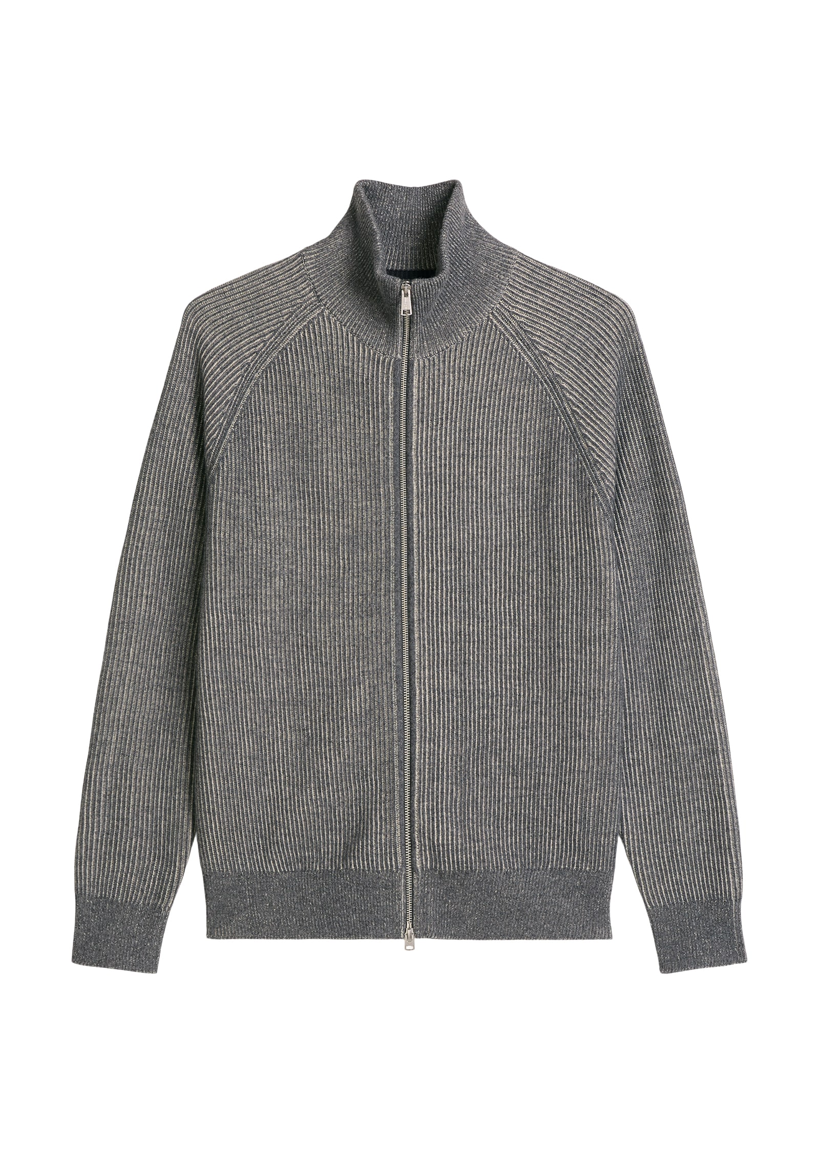 Marc O'Polo Strickjacke regular aus Bio-Baumwoll-Schurwoll-Mix