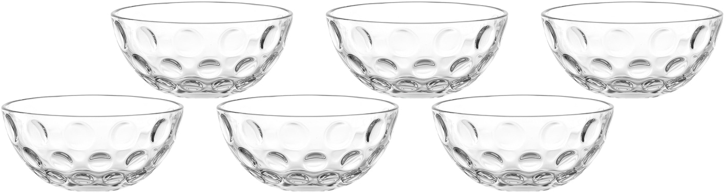 LEONARDO Schale »Cucina spülmaschinengeeignet 6 Raten Optic«, Glas, kaufen auf aus tlg