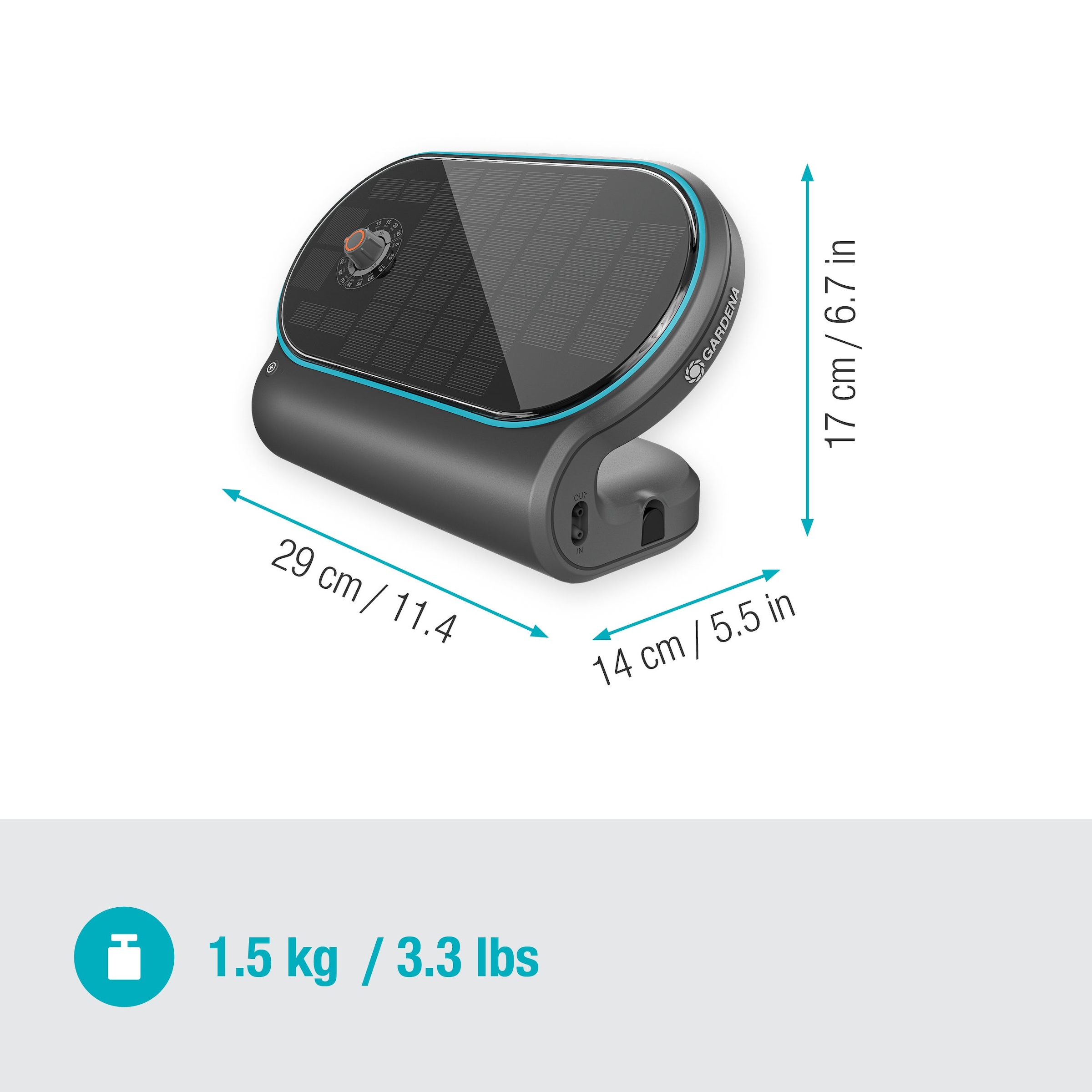 GARDENA Bewässerungssteuerung »Solar-Bewässerung AquaBloom L Set« automatische Bewässerung