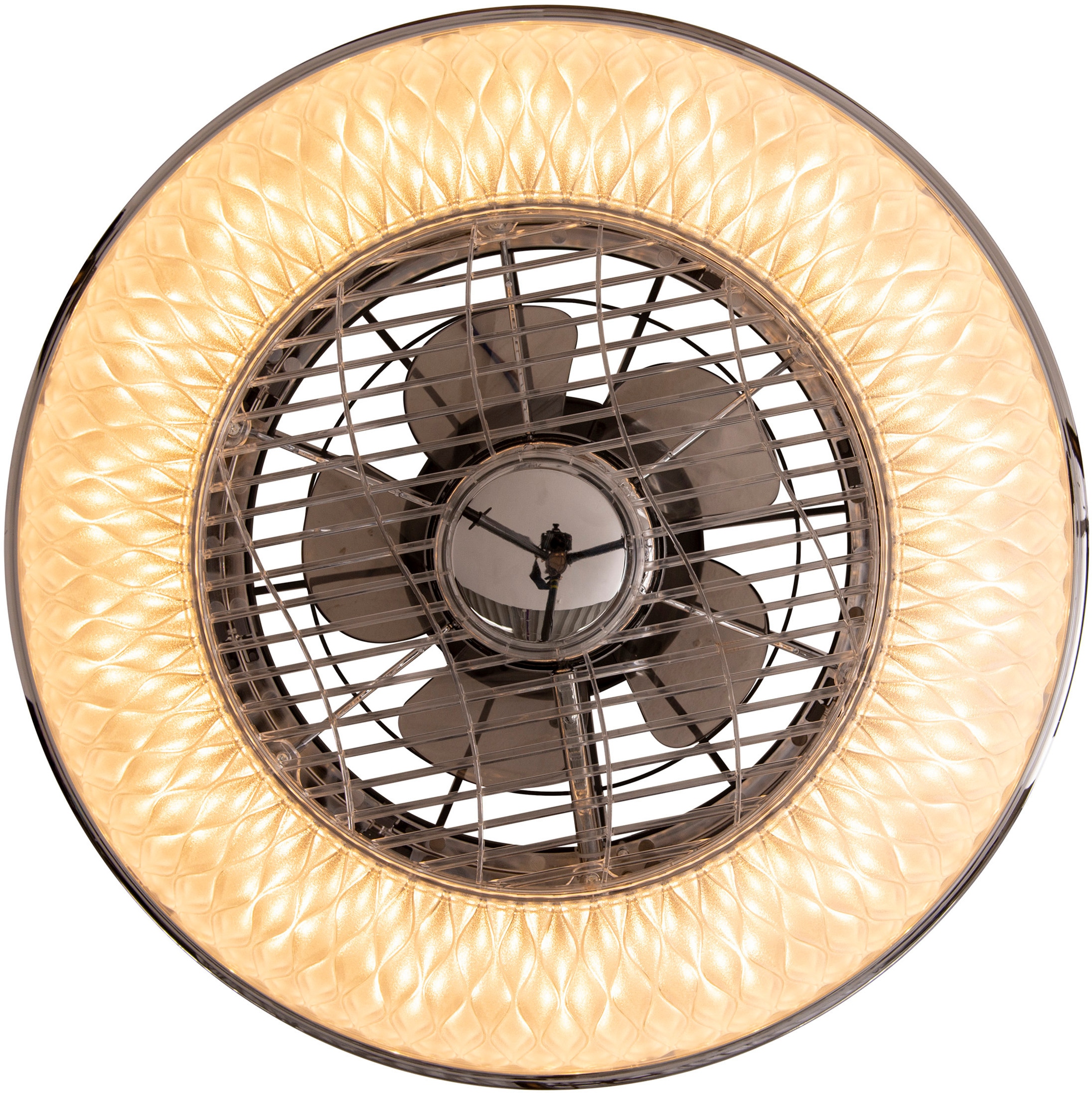 näve LED Deckenleuchte »Viento Deckenventilator«, 1 flammig, Deckenlampe, Ventilator, CCT, dimmbar, Fernbedienung, Batterien