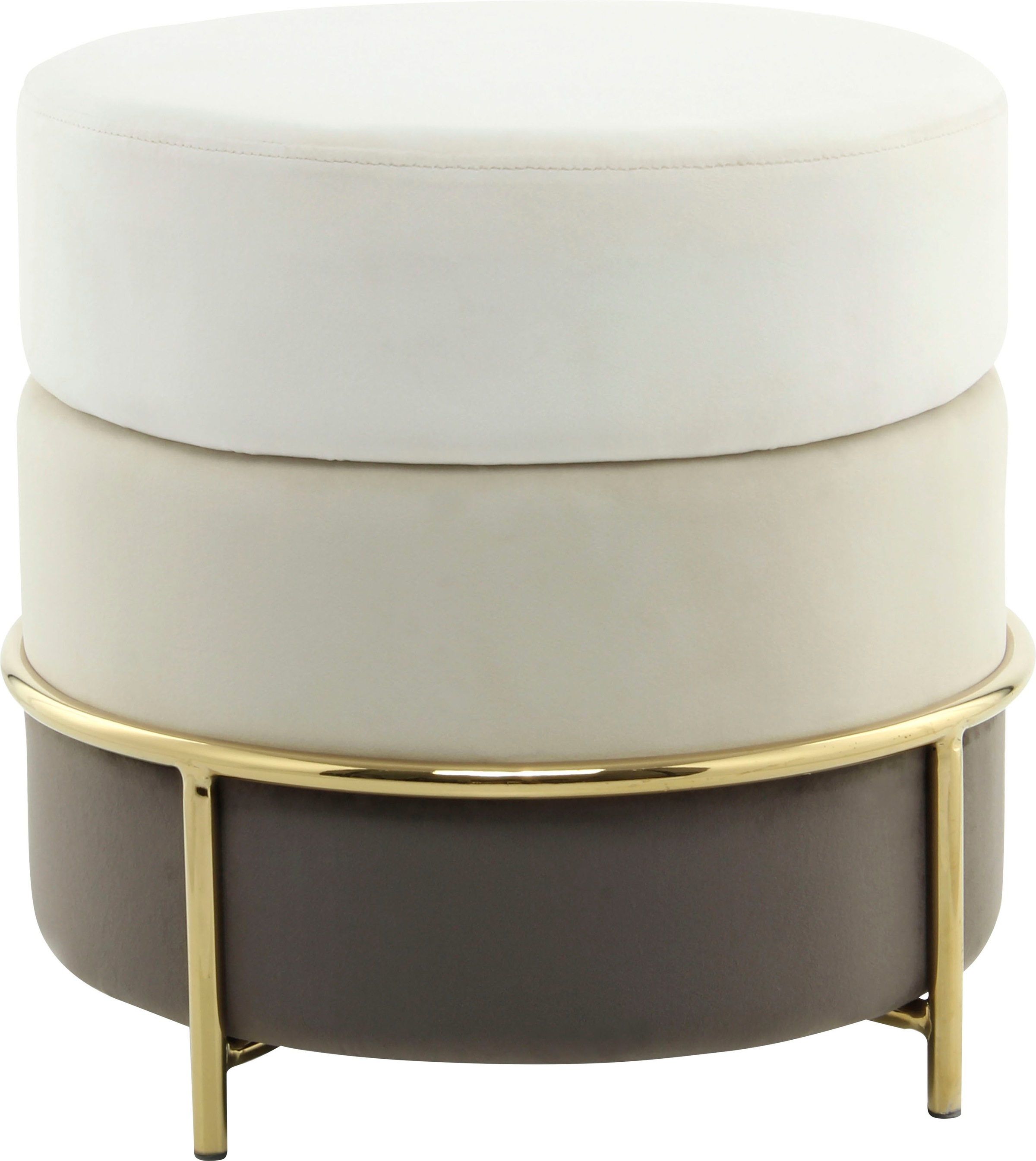 Kayoom Sitzhocker »Hocker Matilda 125, Komfortable runde Form, Gemütlicher günstig online kaufen