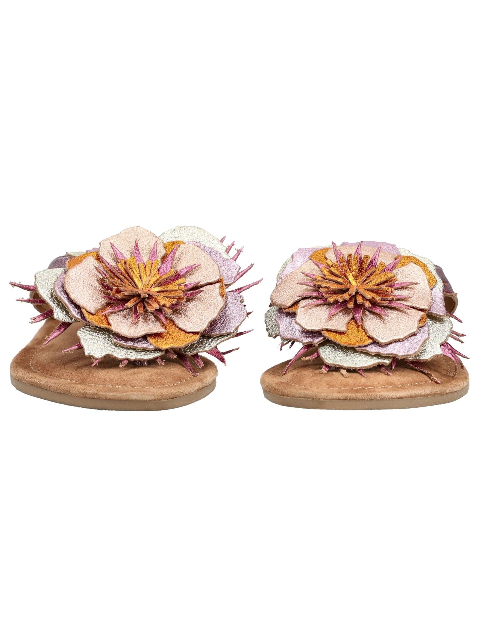 Lazamani Zehentrenner »Lazamani Pantoletten Leder/Textil«