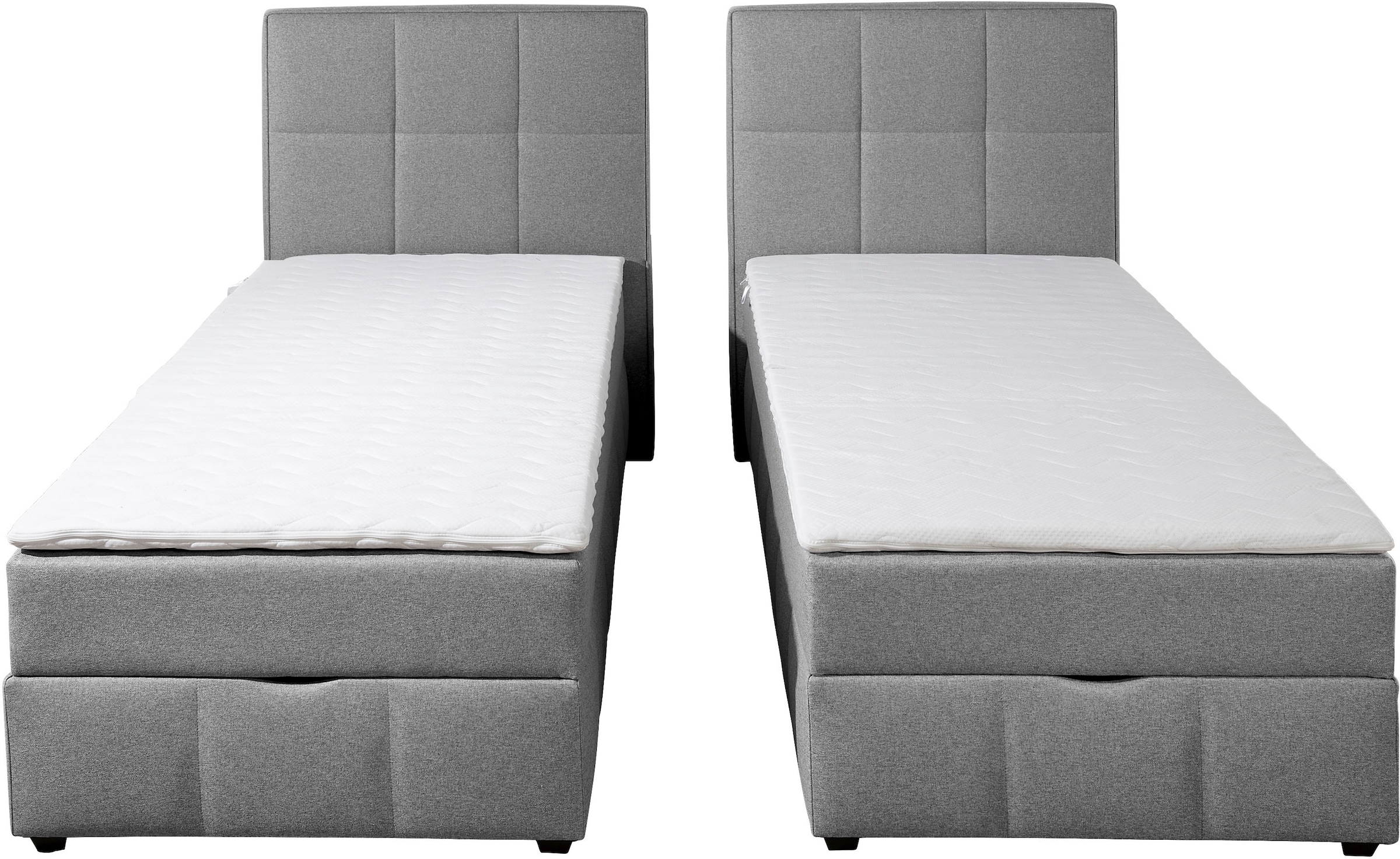 Home affaire Boxbett »Niemes« Boxbett mit Bettkasten, inkl. Topper