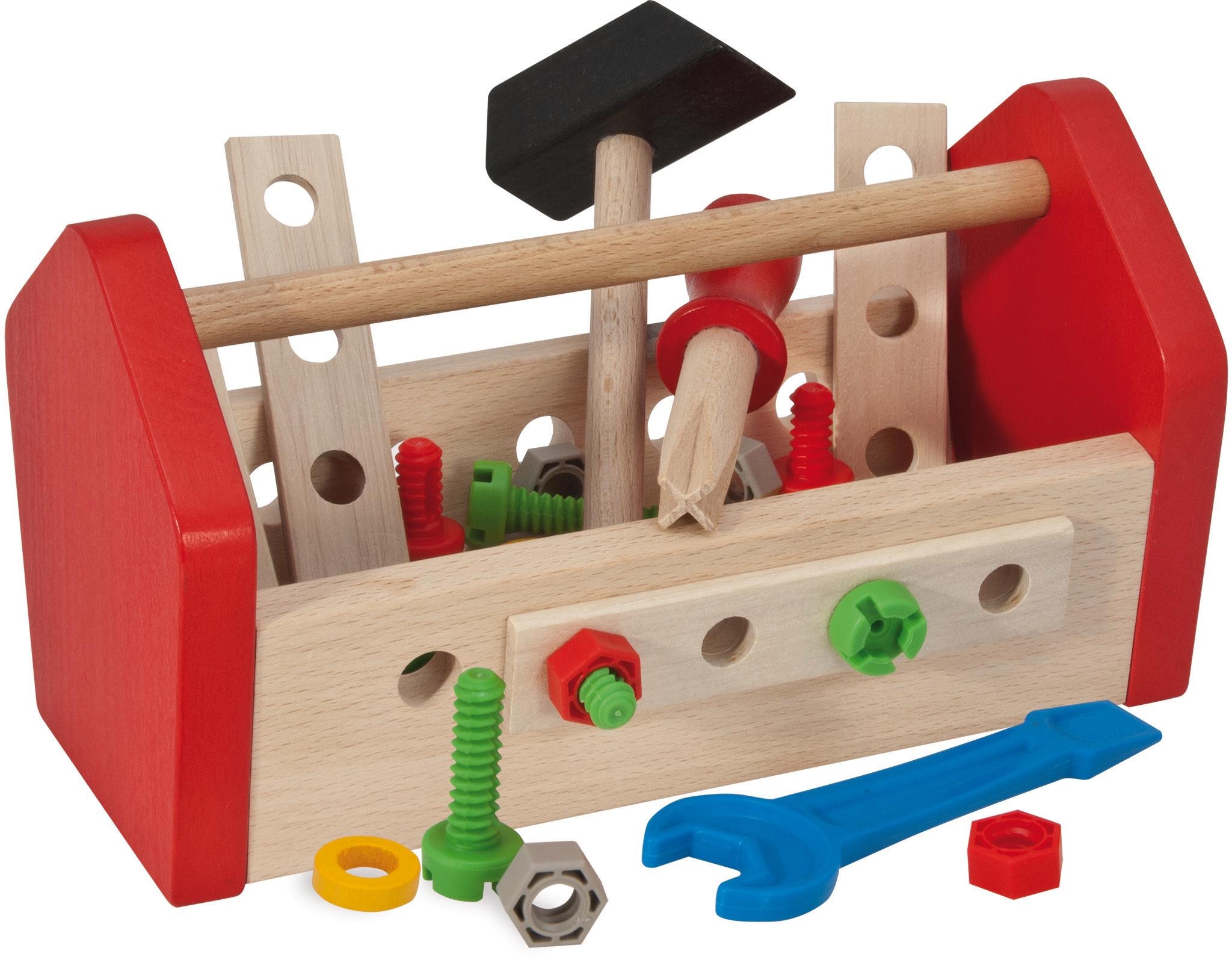 Eichhorn Spielwerkzeugkoffer »Werkzeugbox«, (Set), aus Holz, Made in Germany, FSC®- schützt Wald - weltweit