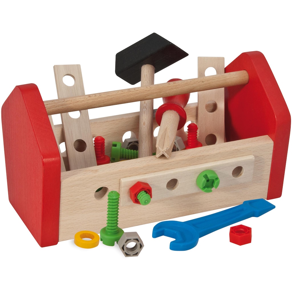 Eichhorn Spielwerkzeugkoffer »Werkzeugbox«, (Set), aus Holz, Made in Germany, FSC®- schützt Wald - weltweit