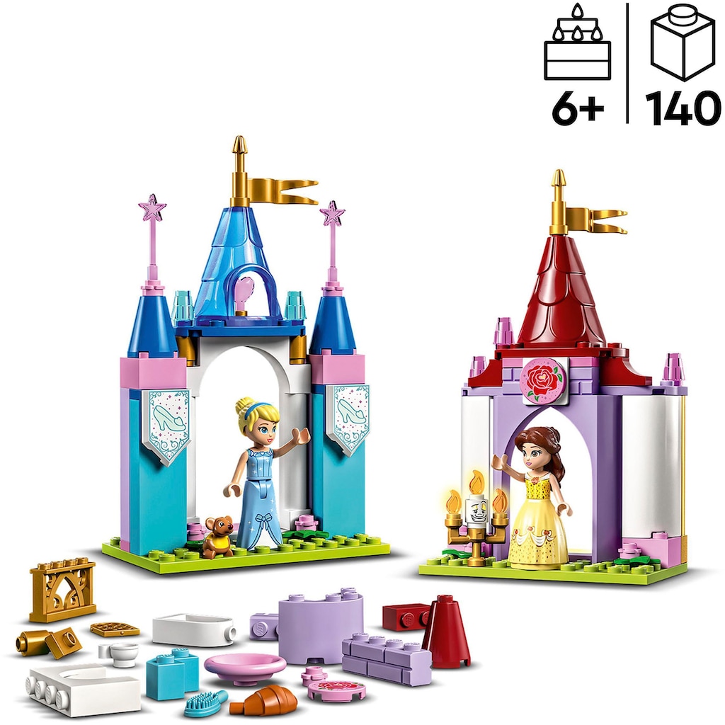 LEGO® Konstruktionsspielsteine »Kreative Schlösserbox (43219), LEGO® Disney Princess«, (140 St.)