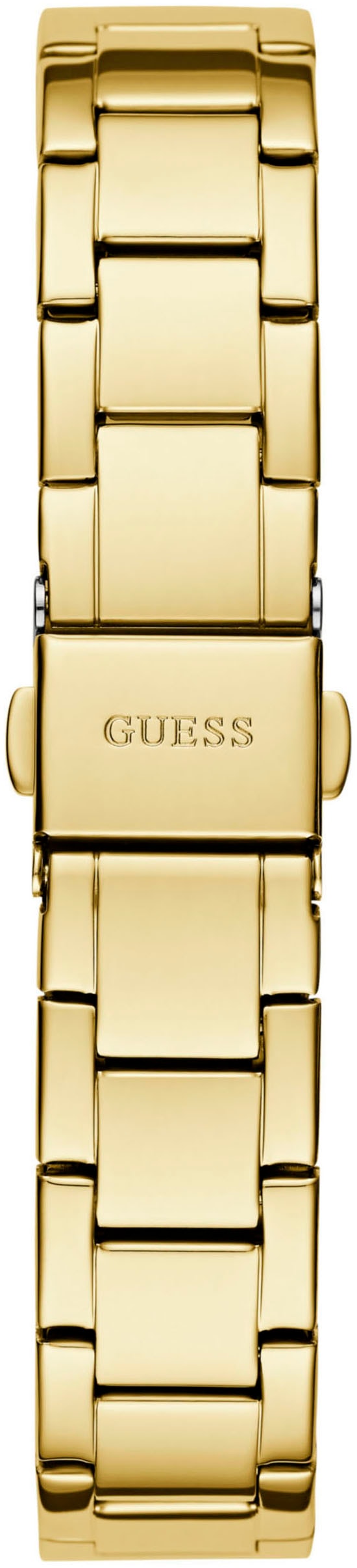 Guess Quarzuhr »CHARLOTTE«, Armbanduhr, Damenuhr, Edelstahlarmband, Mineralglas, analog