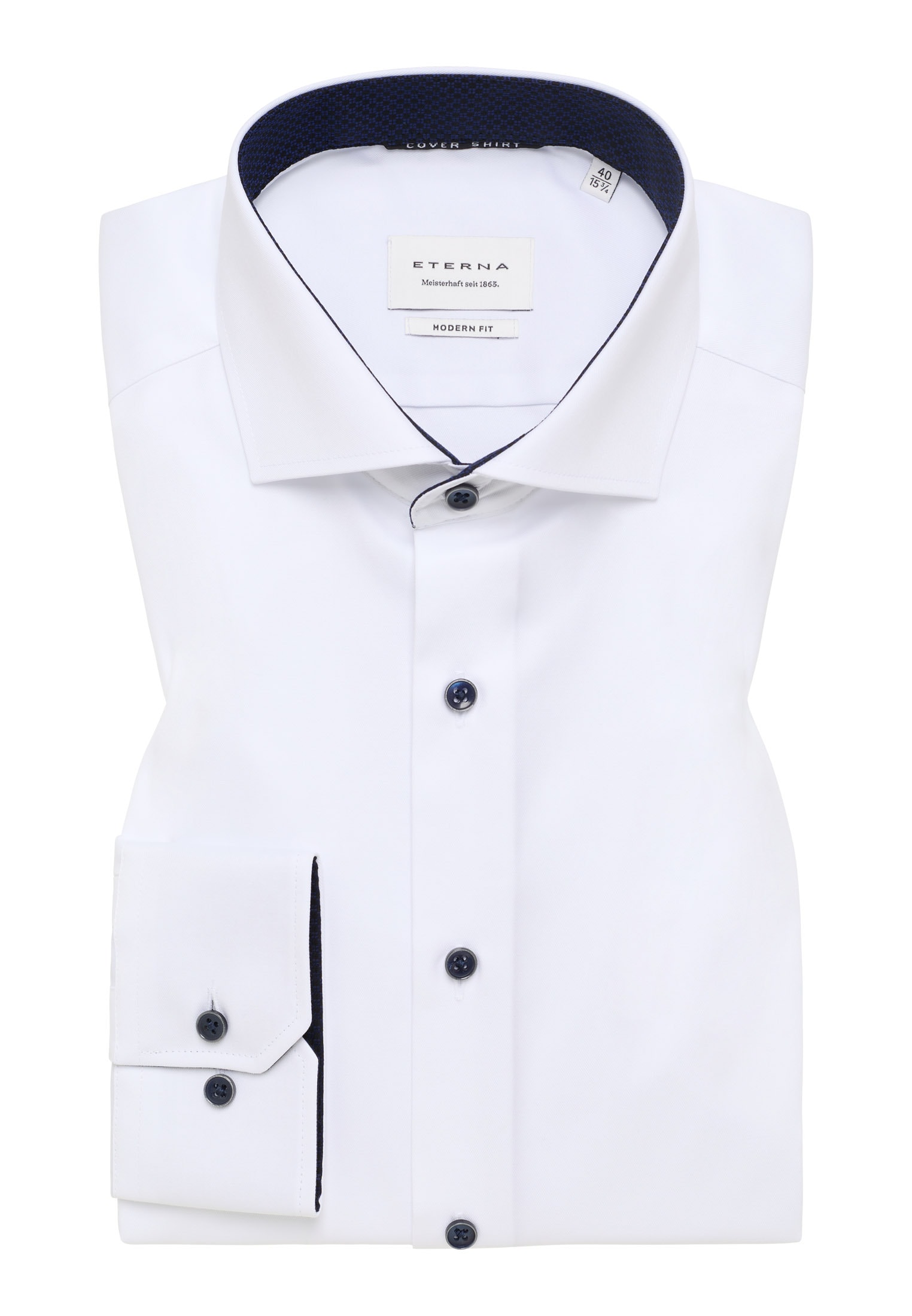 Eterna Langarmhemd »MODERN FIT«, NON IRON (bügelfrei)