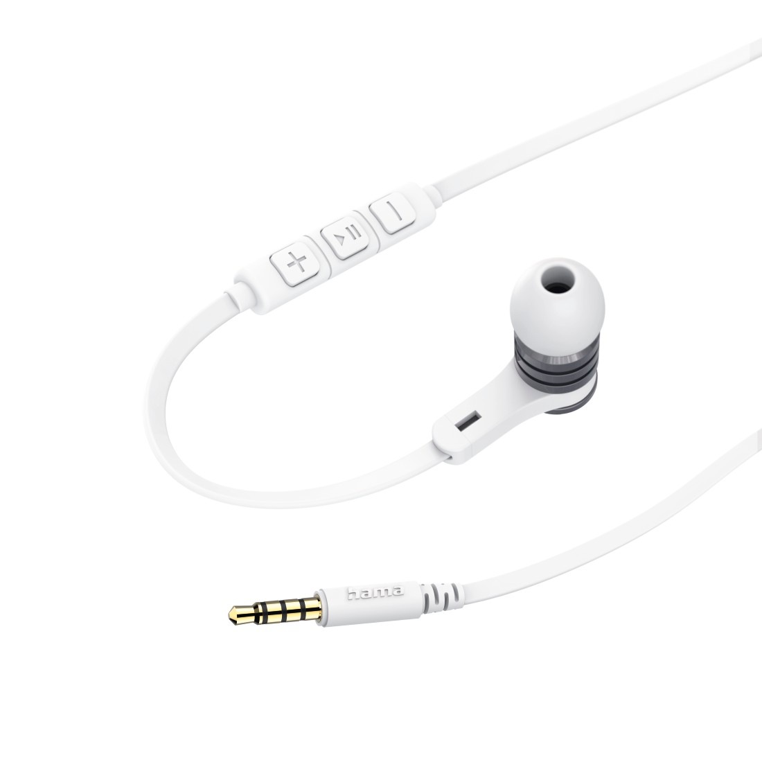 Hama In-Ear-Kopfhörer »Kopfhörer "Intense", In-Ear, Mikrofon, Flachbandkabel«