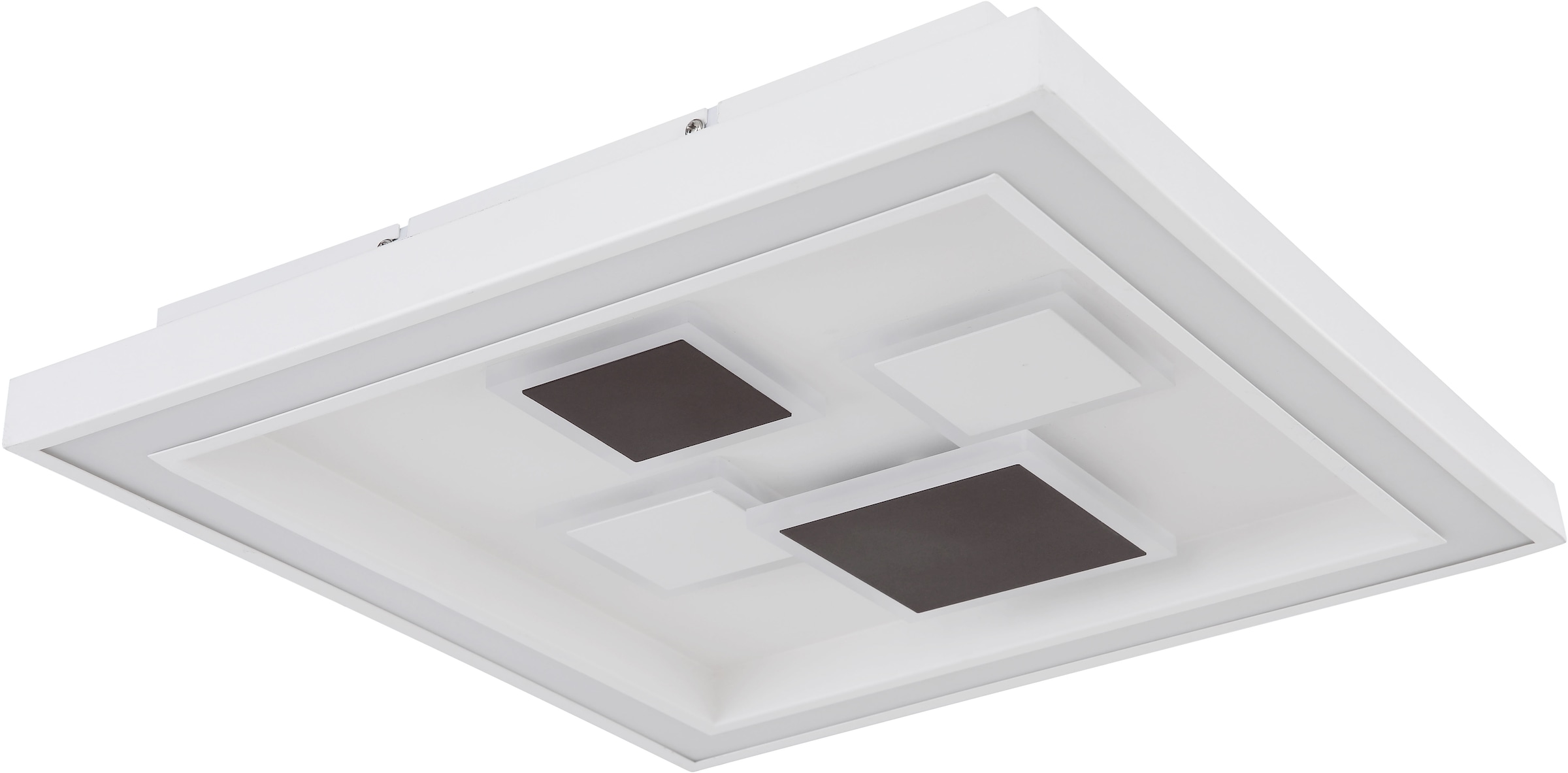 GLOBO LIGHTING LED Deckenleuchte »NOLO«, Leuchtmittel LED-Modul | LED fest integriert, Deckenlampe/Farben: rot-grün-blau/Wohnzimmer/Schlafzimmer