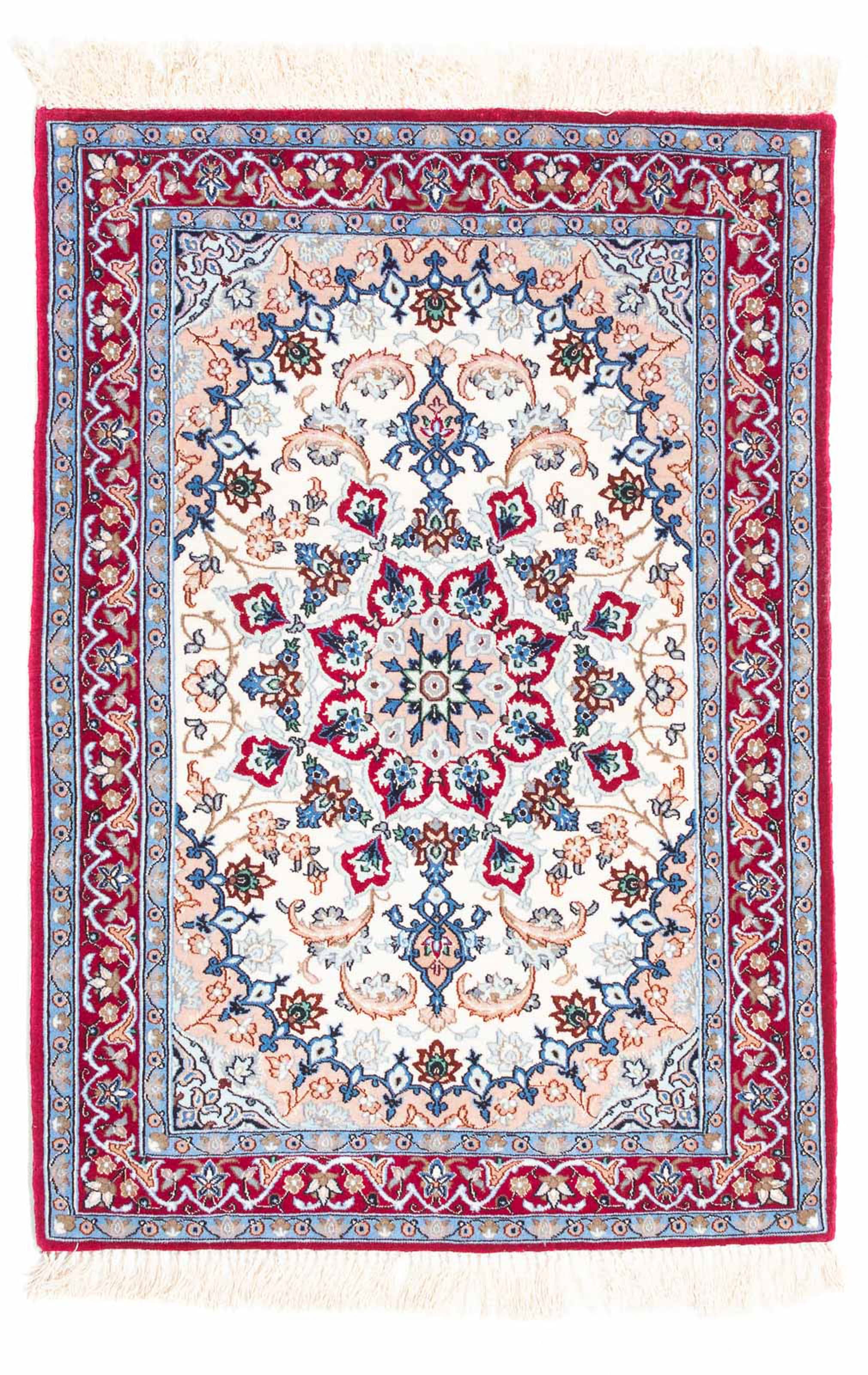 morgenland Orientteppich »Perser - Isfahan - Premium - 100 x 71 cm - beige« günstig online kaufen