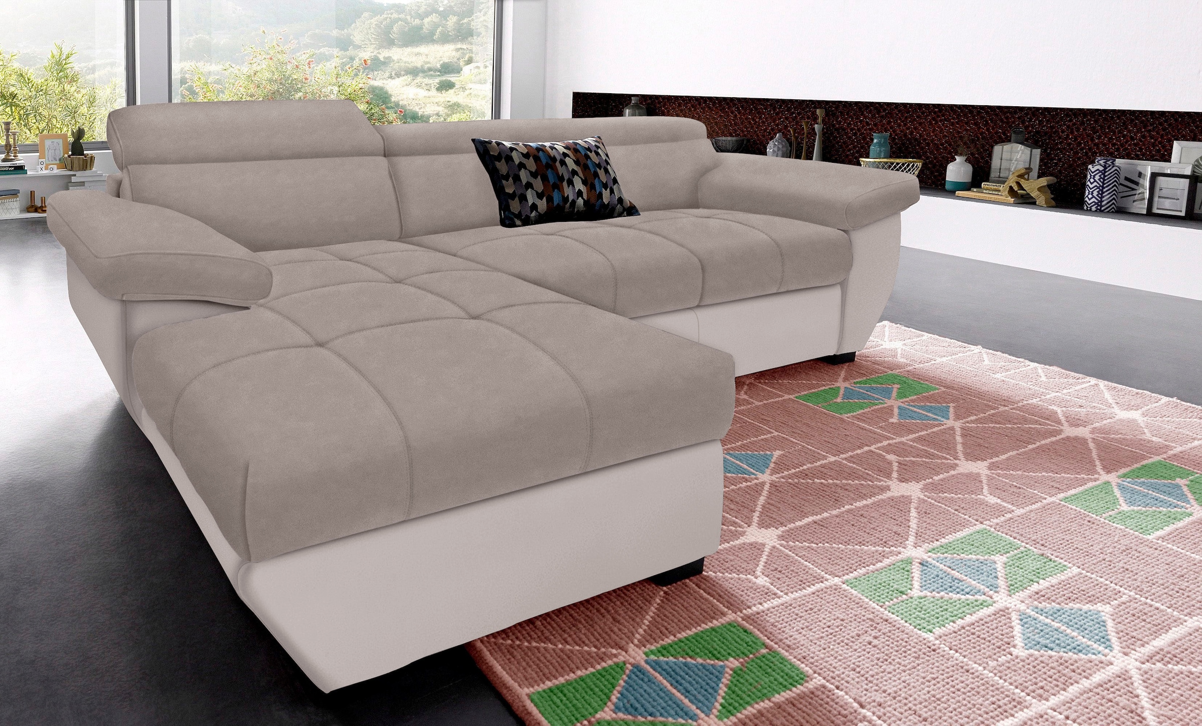 COTTA Polstergarnitur »Speedway L-Form«, (Set), Set bestehend aus: Ecksofa günstig online kaufen