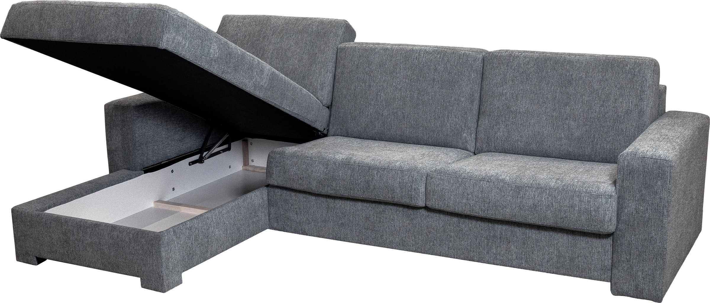 Home affaire Ecksofa Roma "L" Dauerschlaffunktion, mit Unterfederung, Matratzenhöhe 14cm, Liegemaße ca 163x198 cm, L-Form