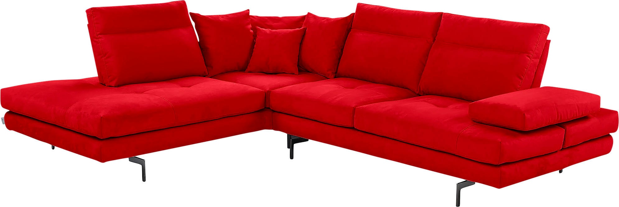 CALIA ITALIA Ecksofa »Toby Wing, Komfortsofa mit Sitzkomfort der Extraklass günstig online kaufen