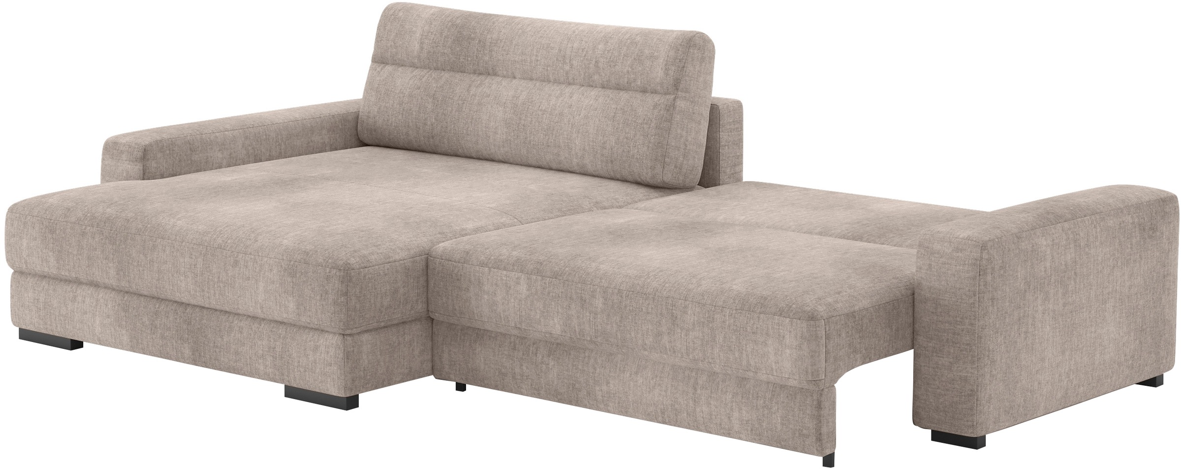 Mr. Couch Ecksofa »Marcello L-Form«, inklusive EasyBett und Bettkasten
