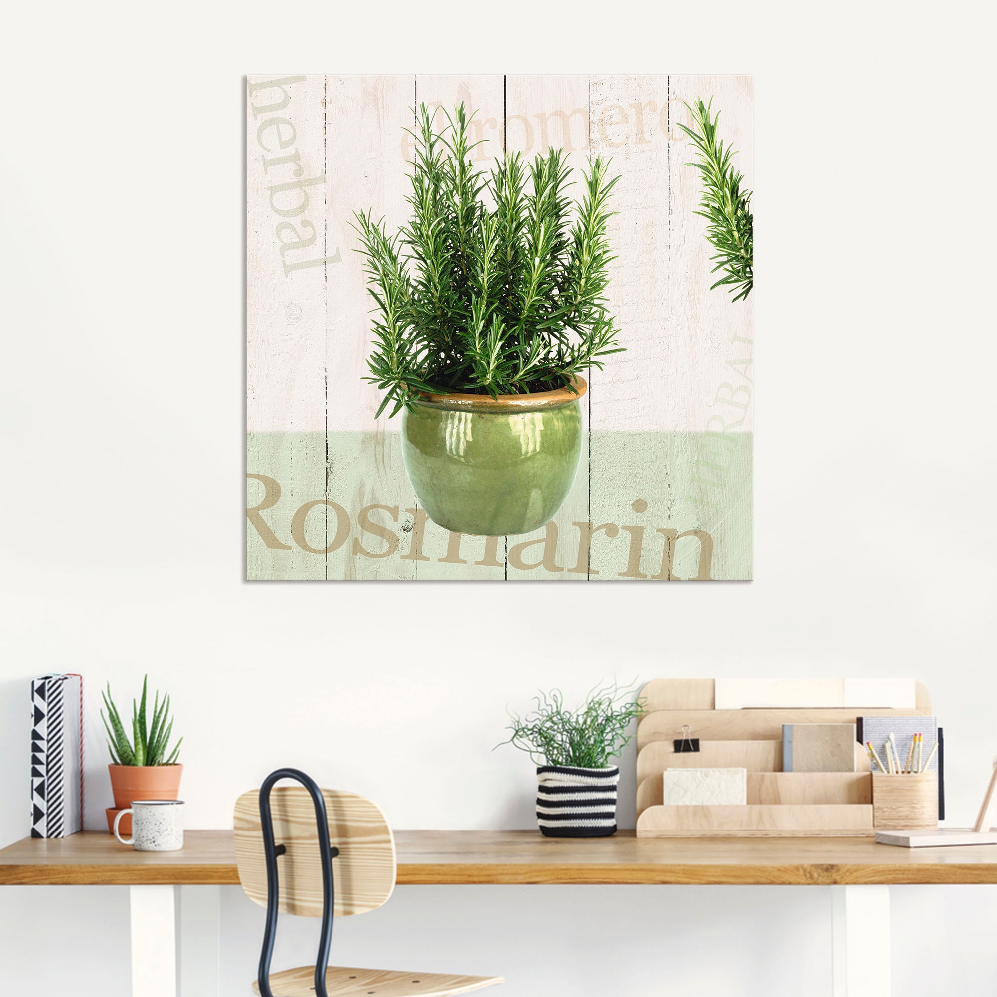 Artland Wandbild »Rosmarin«, Pflanzen, (1 St.), als Alubild, Outdoorbild, Leinwandbild, Poster in verschied. Größen