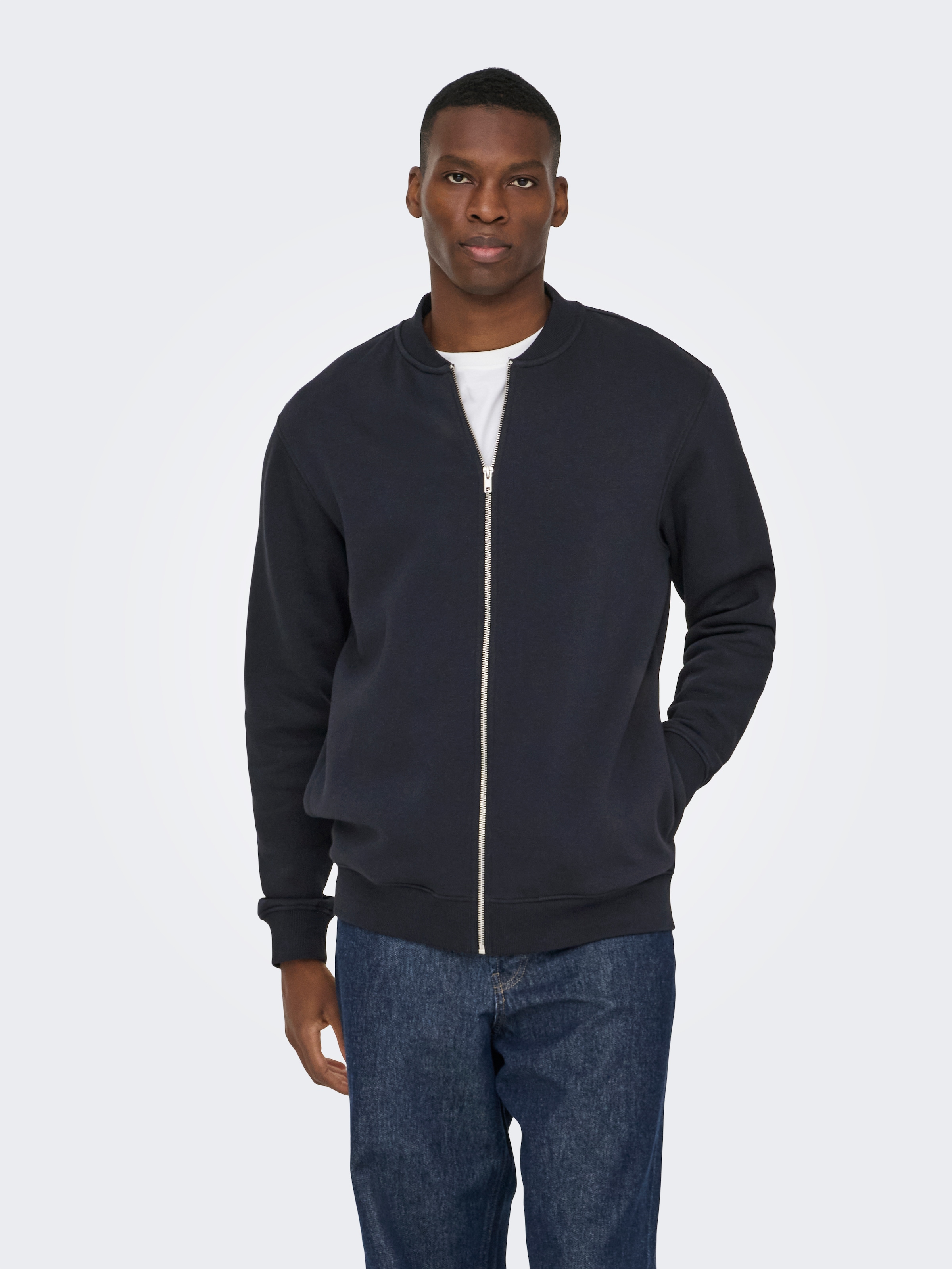 ONLY & SONS Sweatshirt »ONSCERES REG ZIP BOMBER JCK NOOS«
