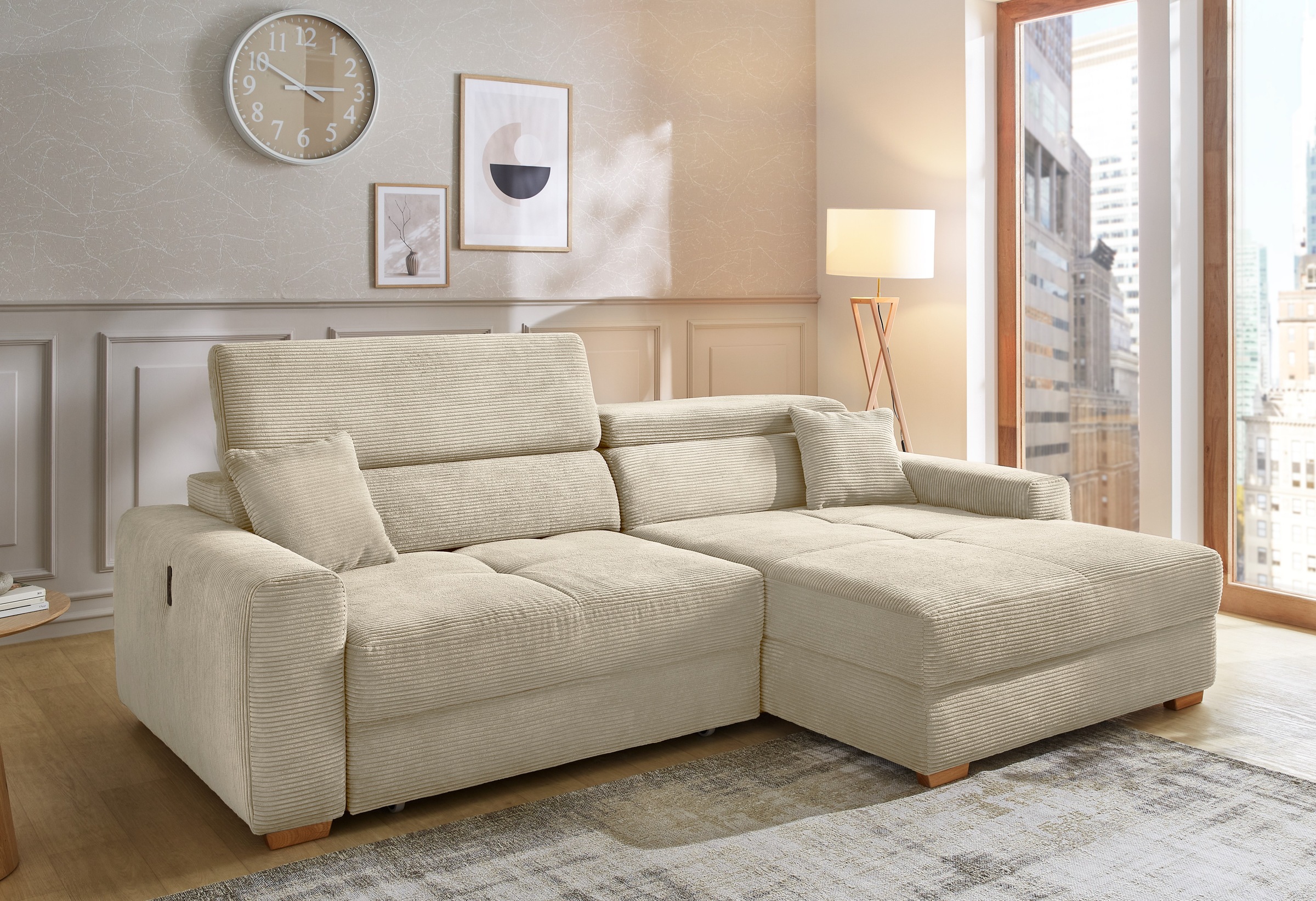 Jockenhöfer Gruppe Ecksofa »Slider, L-Form, 140kg Belastbarkeit«, elektromo günstig online kaufen