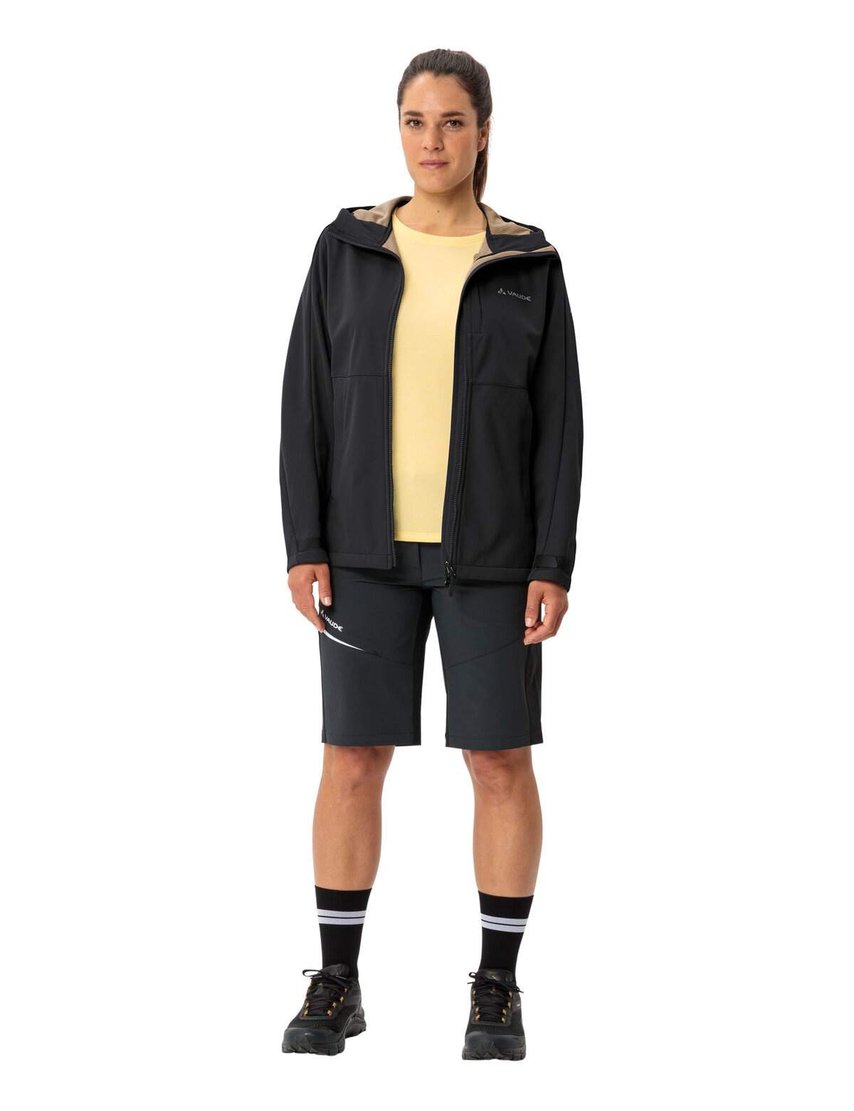 VAUDE Softshelljacke »WOMEN'S ALL YEAR ELOPE SOFTSHELL JACKET II« 1 Stk. tlg. Winddicht