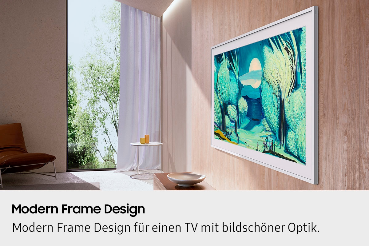 Samsung QLED-Fernseher »GQ65LS03FAU«, 4K Ultra HD, Smart-TV, The Frame, Mattes Display, Art Mode, Austauschbare Rahmen, Dolby Atmos