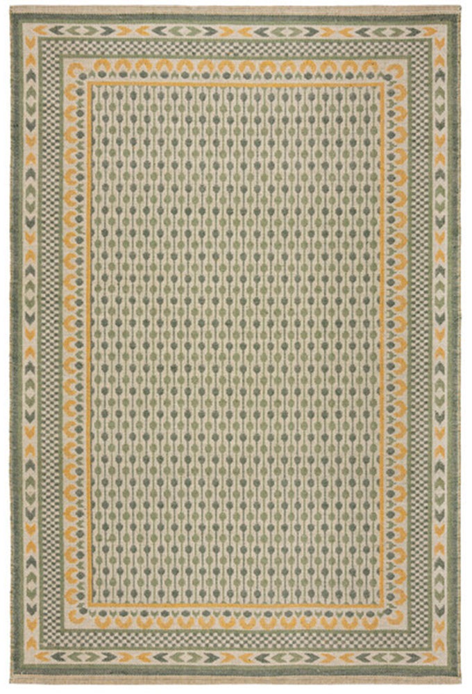 FLAIR RUGS Teppich »MARA JUTE«, rechteckig, 1 mm Höhe, Gewebter Jute-Bordürenteppich