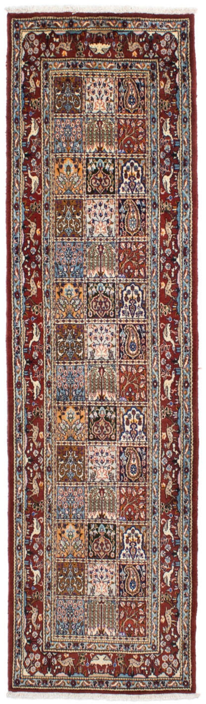 morgenland Wollteppich »Nain Medaillon Blu scuro 348 x 248 cm«, rechteckig, günstig online kaufen