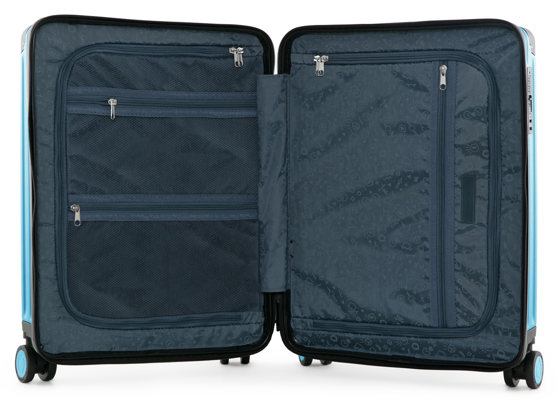 Hauptstadtkoffer Hartschalen-Trolley »Q-Damm, verschiedene Farben und Größen«, 4 Rollen, Hartschalenkoffer Reisekoffer Trolley mit TSA-Schloss