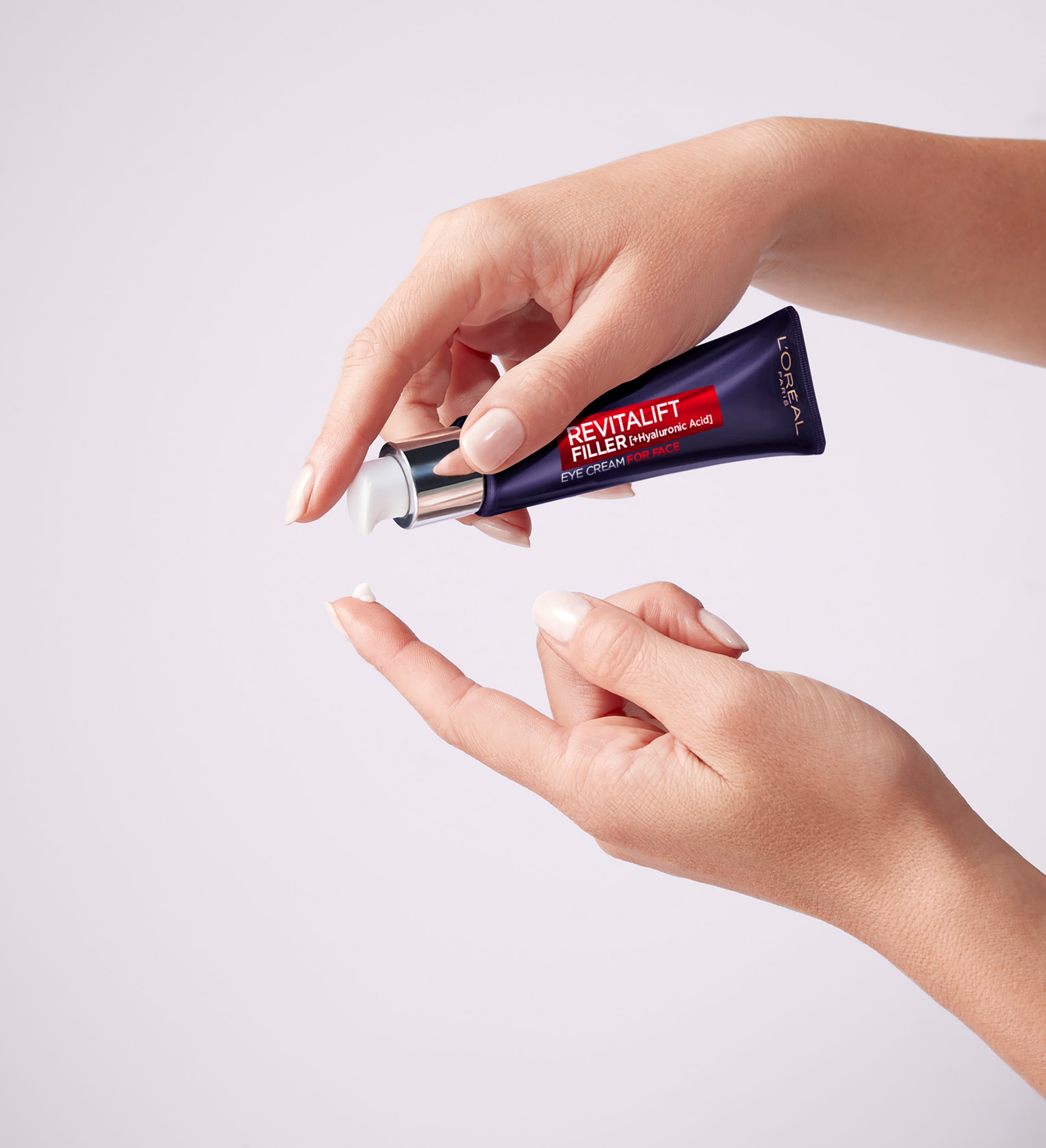 L'ORÉAL PARIS Gesichtspflege »REVITALIFT FILLER AUGENCREME FÜR DAS GESICHT« mit Hyaluronsäure, glättet die Haut, feuchtigkeitsspendend