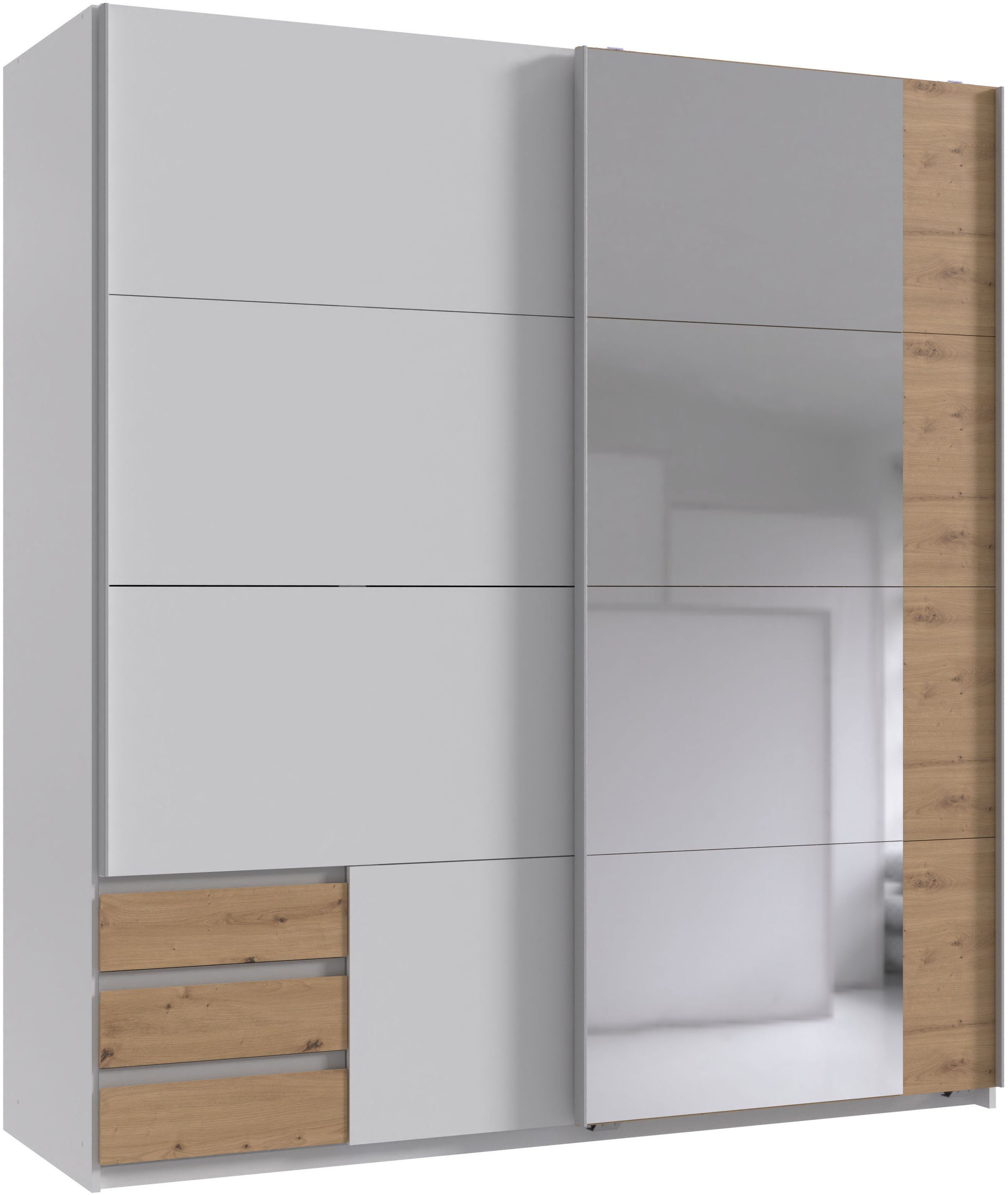 Wimex Schwebetürenschrank »Emden moderner Kleiderschrank mit Spiegel und Sc günstig online kaufen