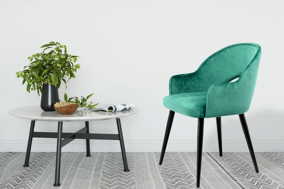Kayoom Stuhl »Joris 110 2er-Set, einfarbiges Design,mit Retro-Charakter«, ( günstig online kaufen