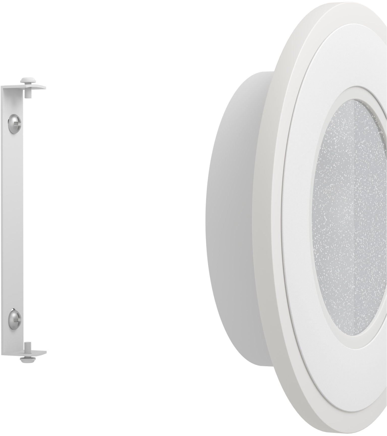 EGLO Wandleuchte »MACCHIONI Wandlampe - Stahl, Kunststoff - LED - 12W - IP20« LED-Modul 1 Stk. Neutralweiß Wandstrahler, Wandspot, Wohnzimmer, Flur, Ø20 x AL4,5 cm