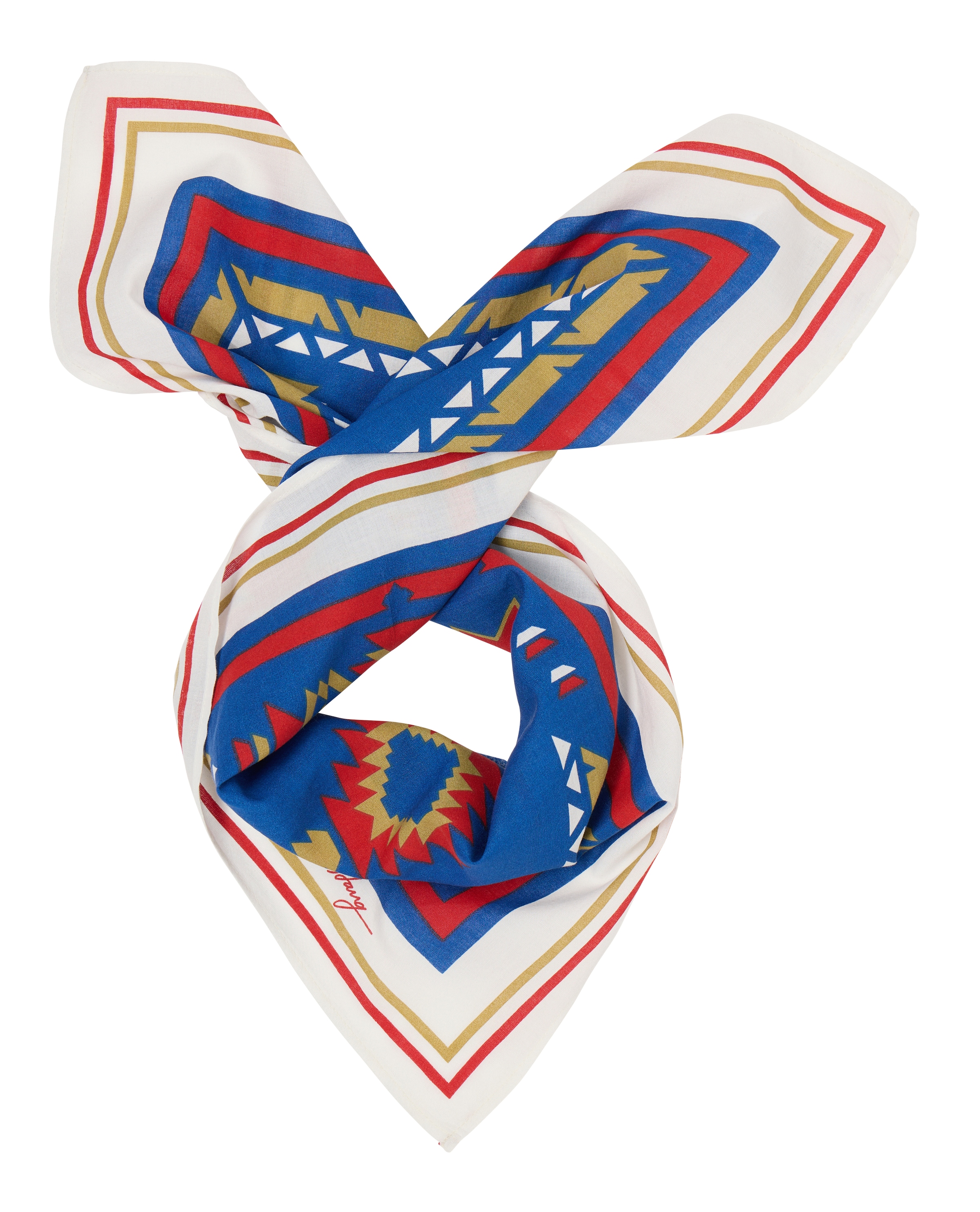 MUSTANG Schal »Damen Style Sunset Boulevard Bandana« bunt