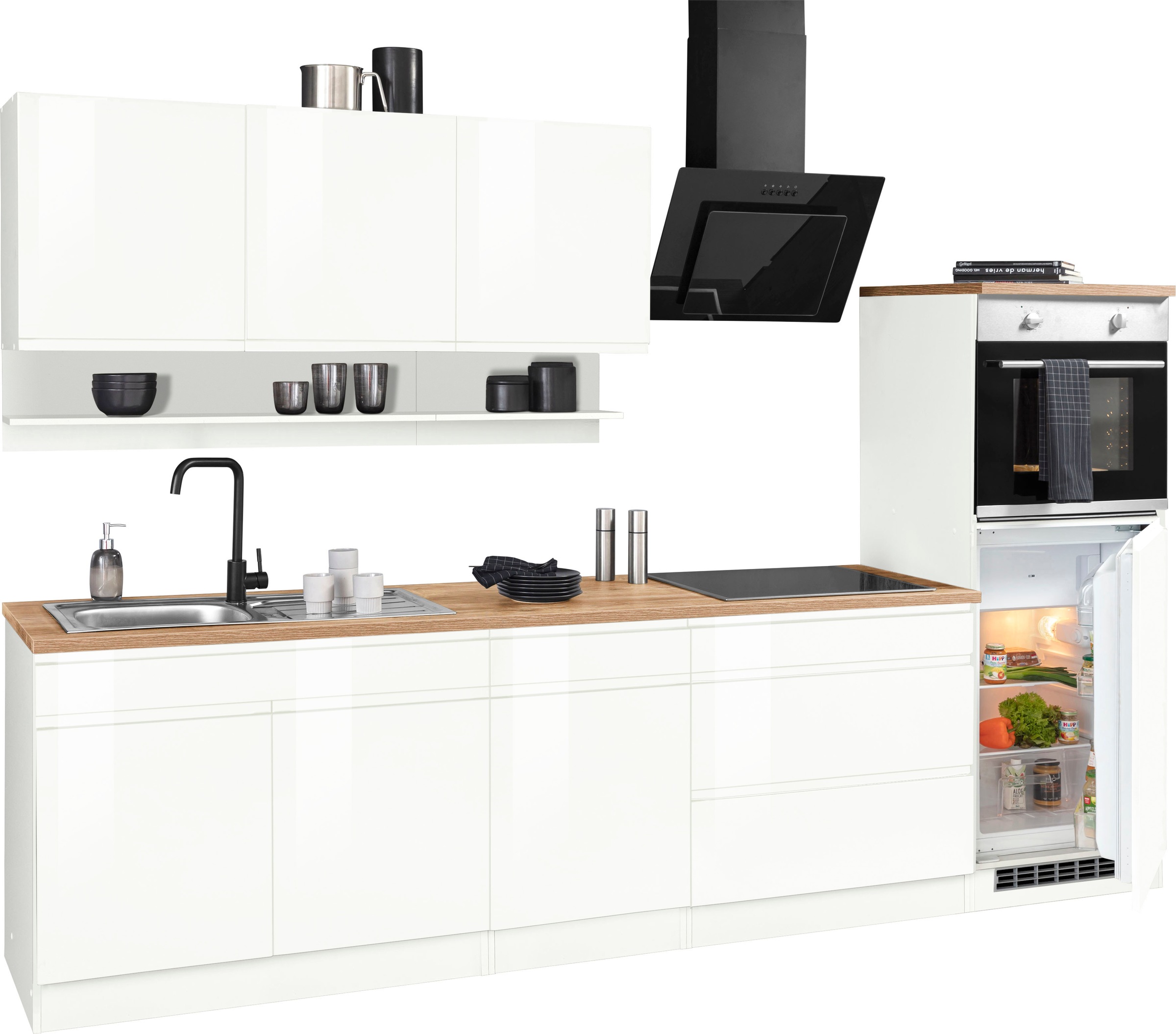 KOCHSTATION Küchenzeile »KS-Virginia« Breite 290 cm, wahlweise mit Induktio günstig online kaufen