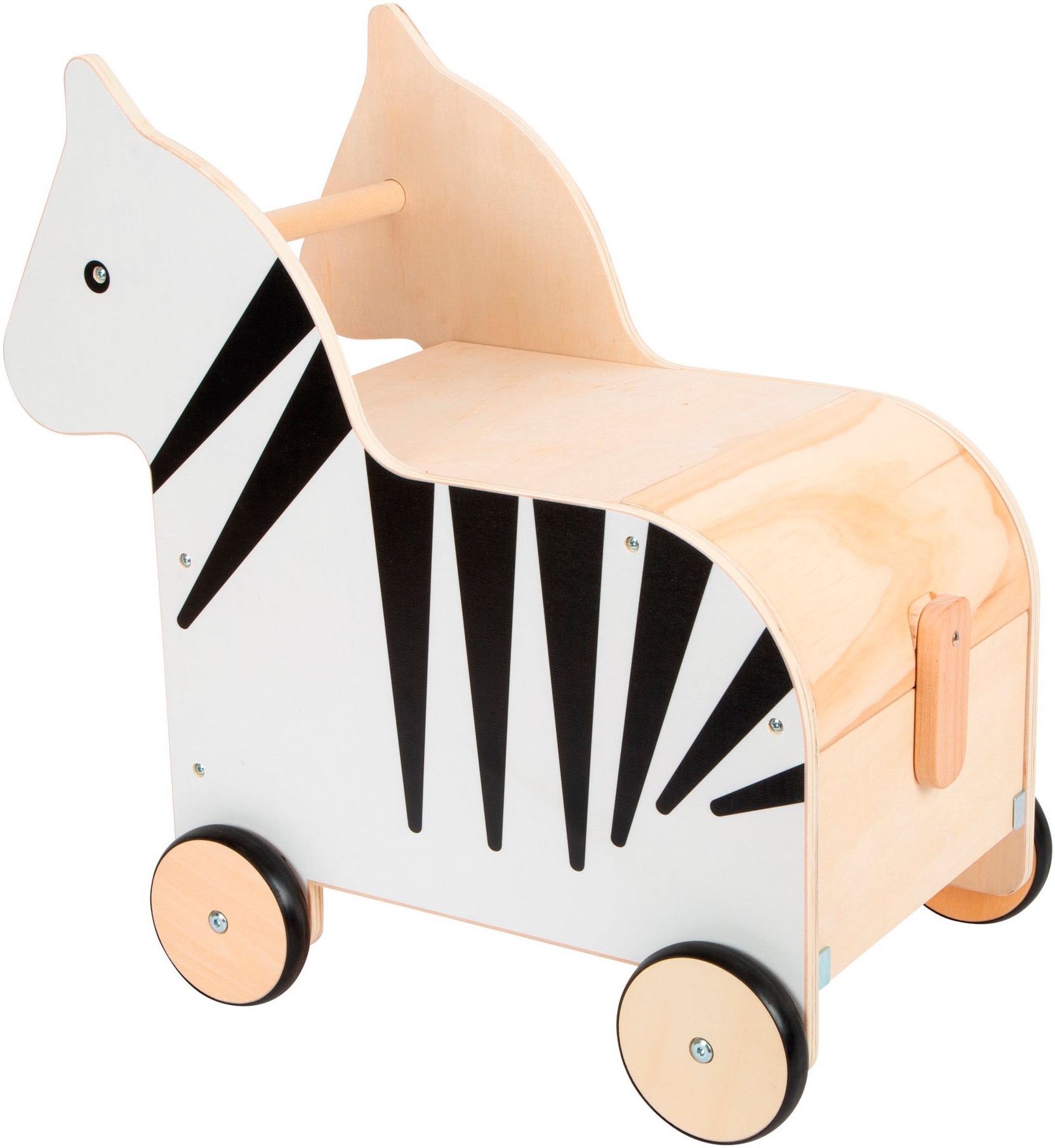 Small Foot Spielzeugtruhe »Wildlife Zebra«, mit Rollen
