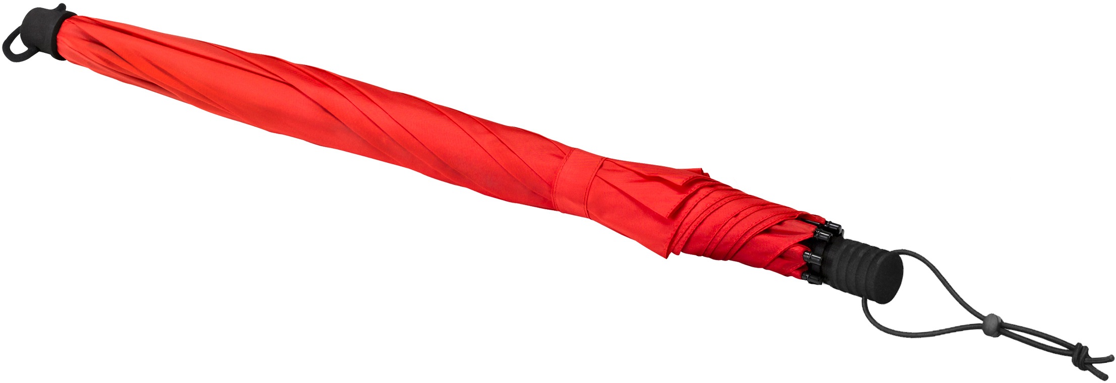 EuroSCHIRM® Stockregenschirm »Swing günstig handsfree, rot«, handfrei kaufen tragbar