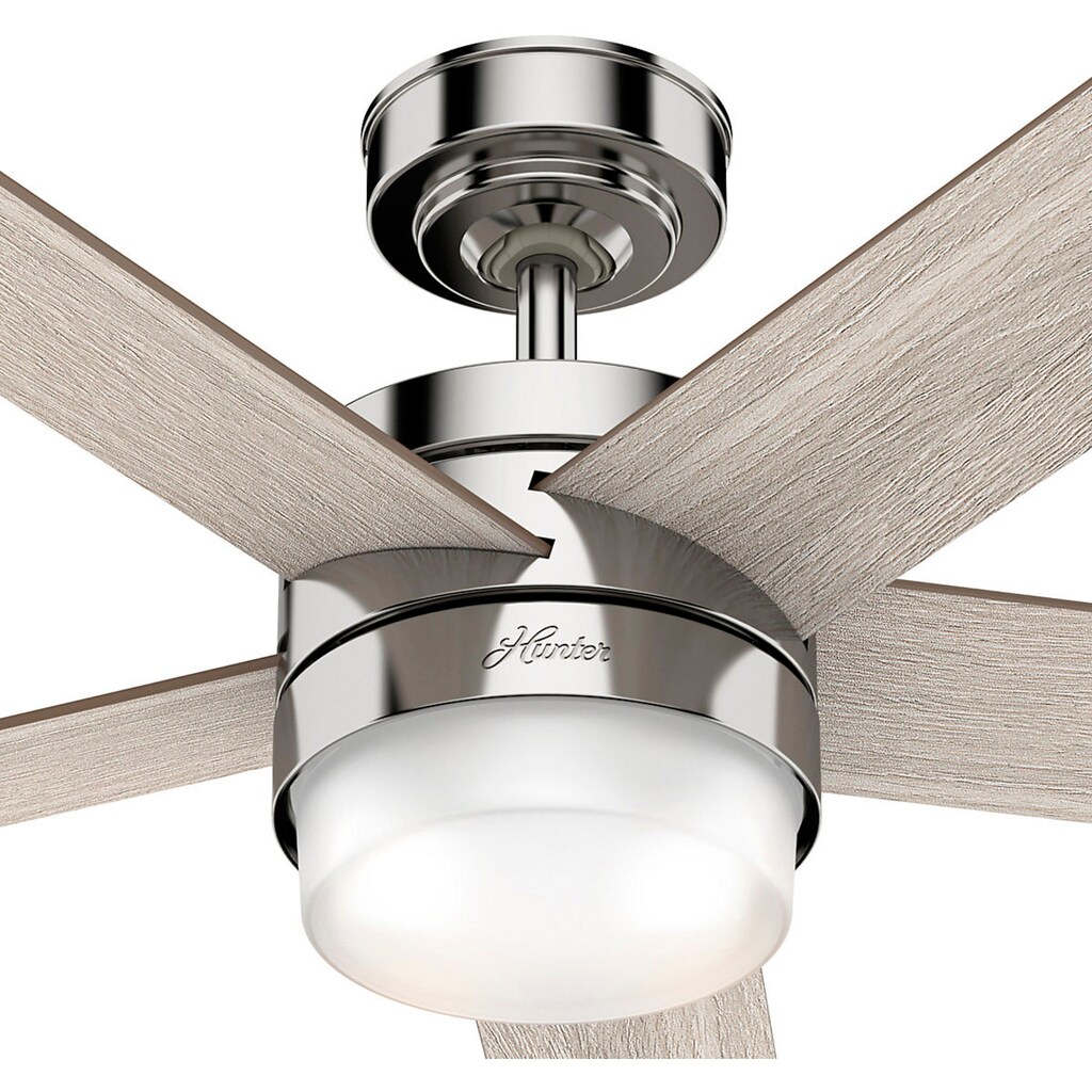 Hunter Deckenventilator »Claudette, 132 cm Nickel poliert«