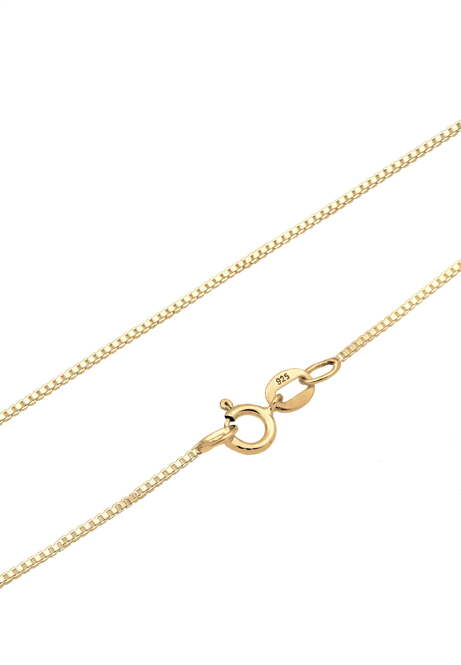 Elli Kette mit Anhänger »Anhänger Herz Schlicht Liebe Venezianer 925 Silber«