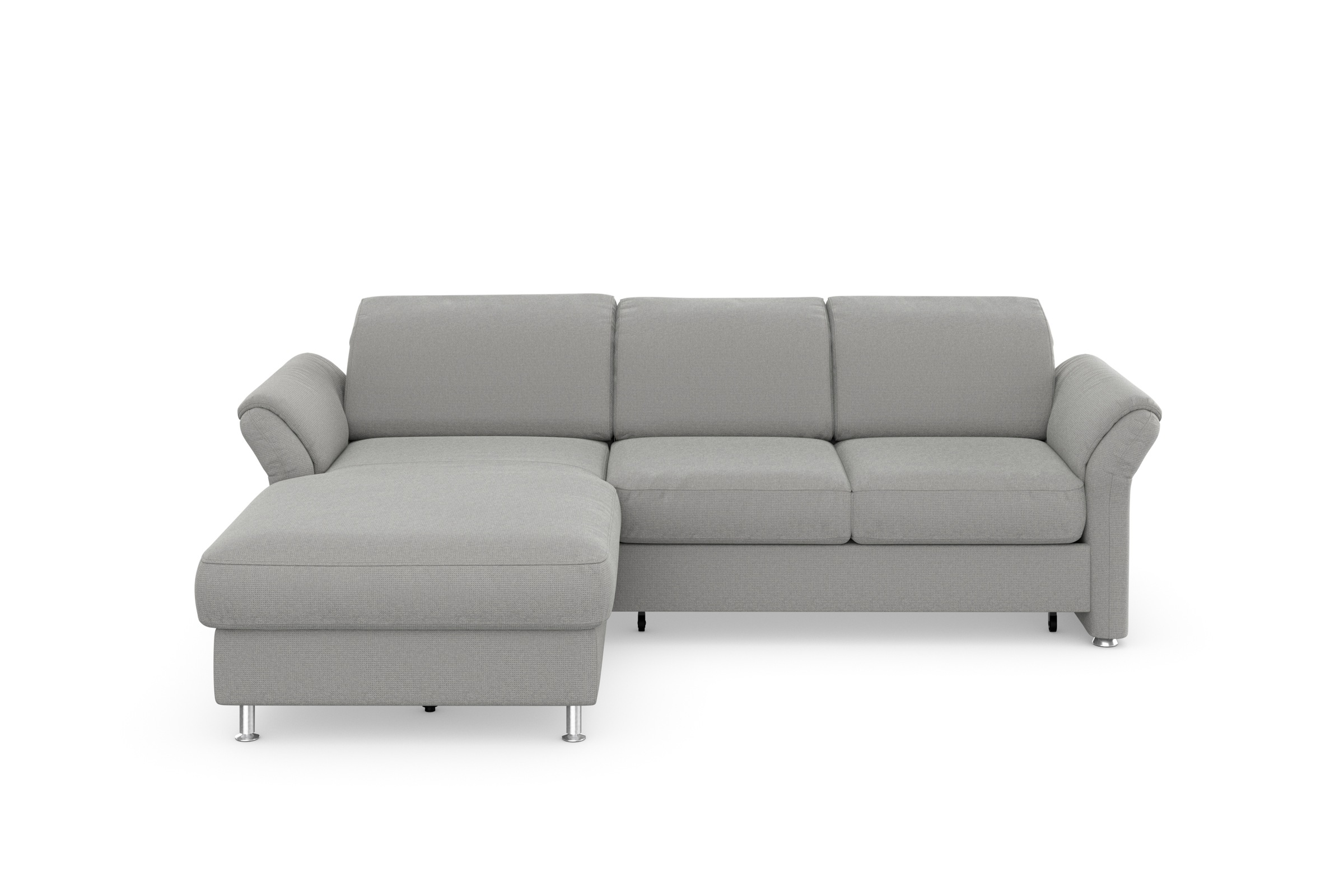 sit&more Ecksofa »Apulia L-Form«, wahlweise Bettfunktion, Bettkasten und Kopf- und Armteilverstellung