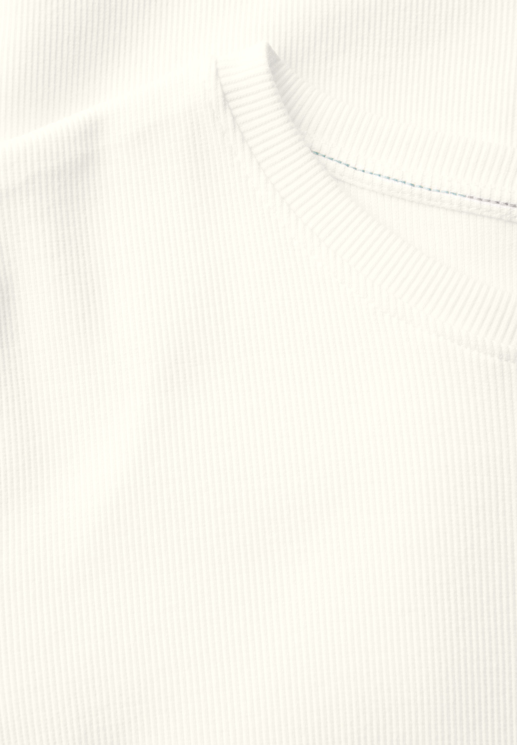 Cecil T-Shirt, mit feiner Ripp Struktur