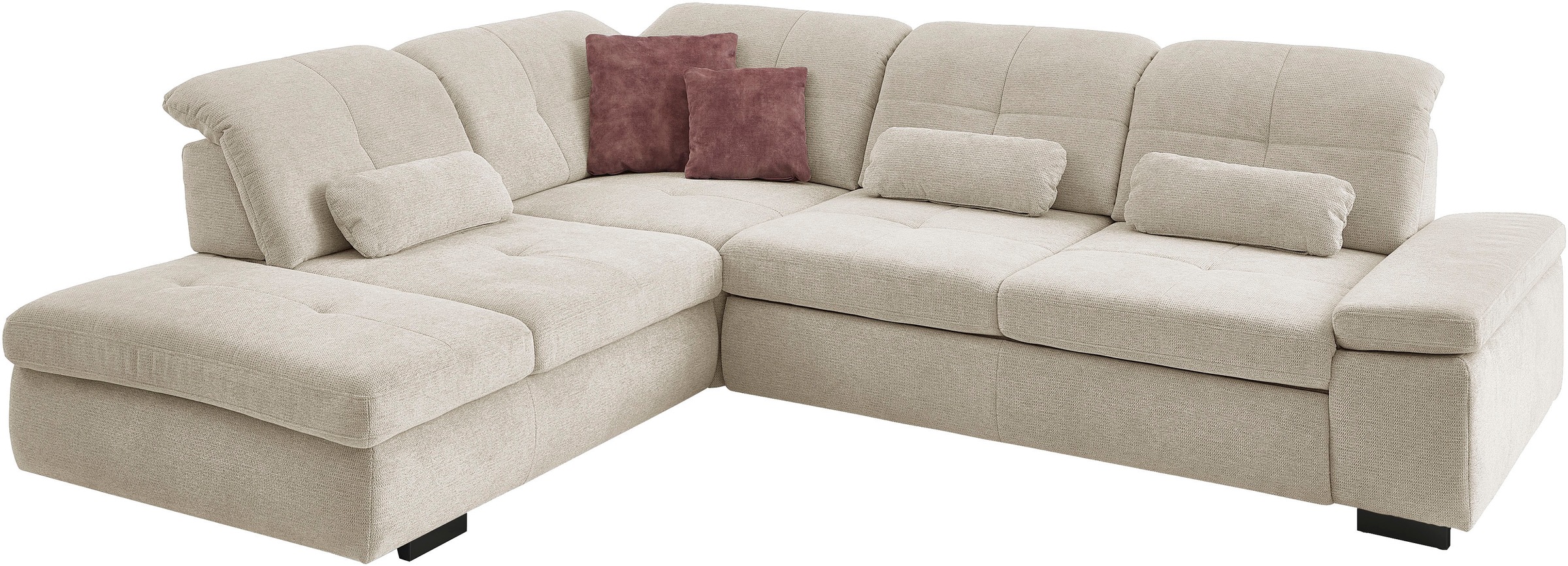 Die PlanBar Ecksofa »MP-IN16012 L-Form Kaltschaum-Polsterung«, inkl. Sitzti günstig online kaufen
