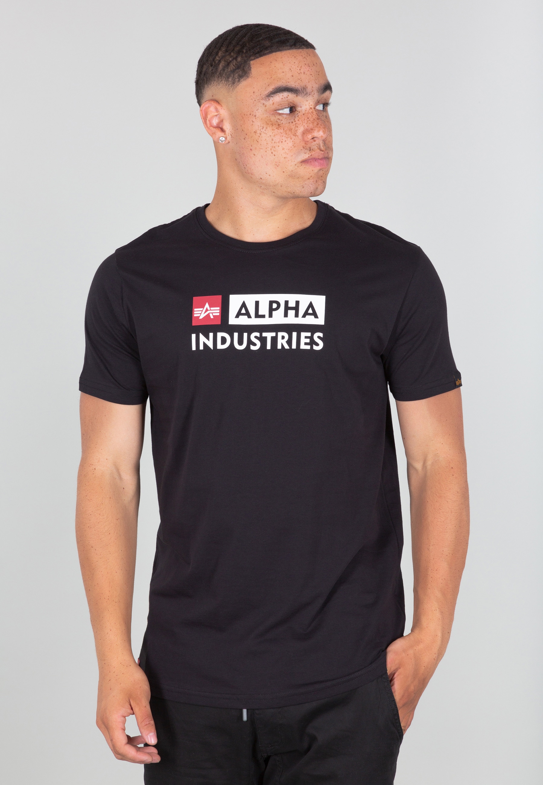 »Alpha Alpha Men T-Shirts Block-Logo Alpha T« Industries kaufen online - T-Shirt Industries